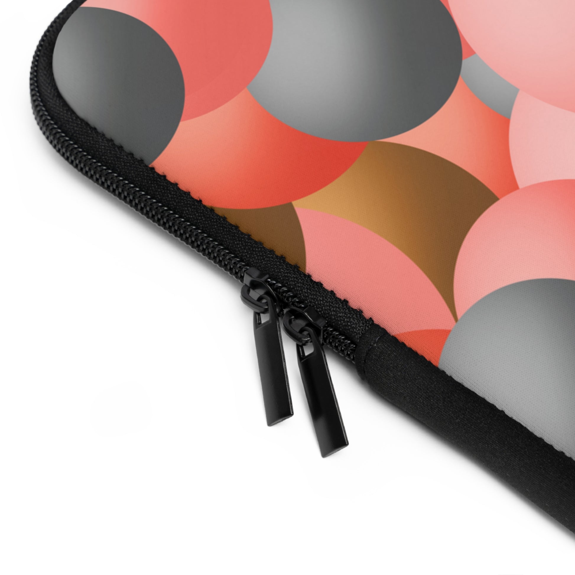 Peach Spheres Laptop Sleeve - Soft  Stylish Protection for Your Device - Misfit Marketing Design Studios