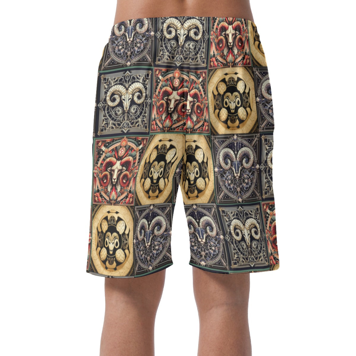 Men's Casual Zodiac Fashion Shorts- Aries