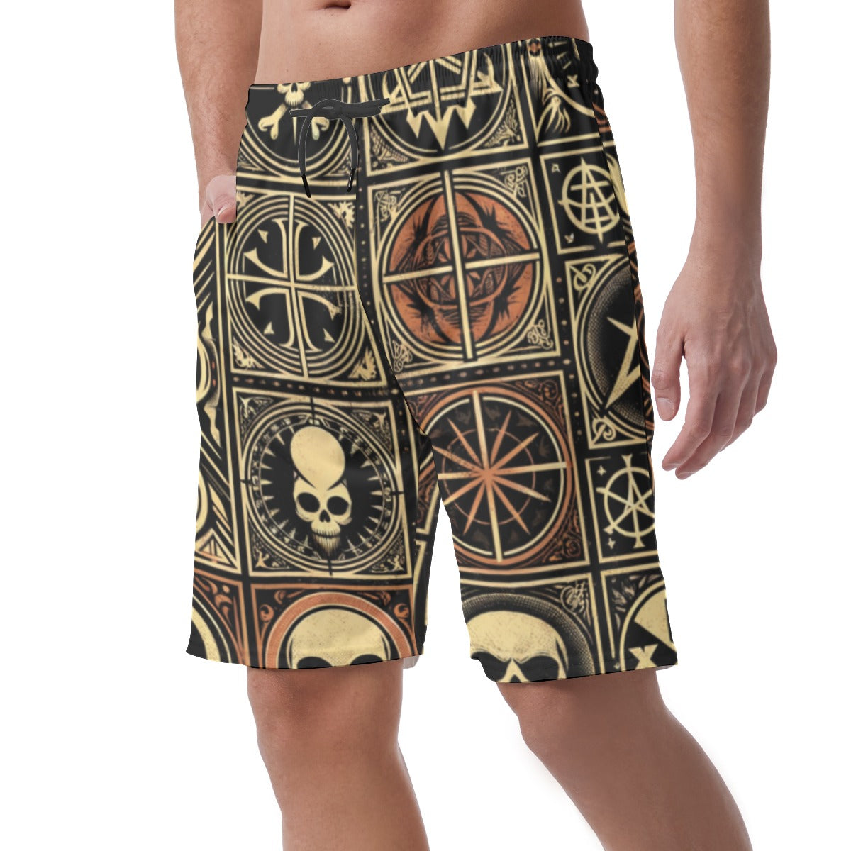 Rebel Summer Mens Shorts - Fashion Rebellion - Misfit Marketing Design Studios