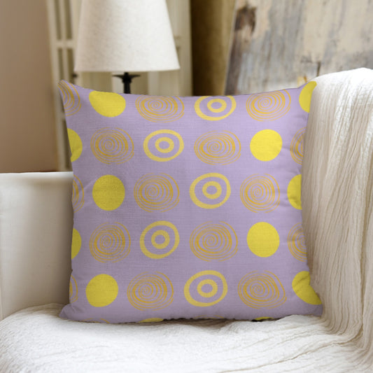 Pastel Easter Egg Accent Pillow - Decorative Dcor for Spring and Easter Holidays - Misfit Marketing Design Studios