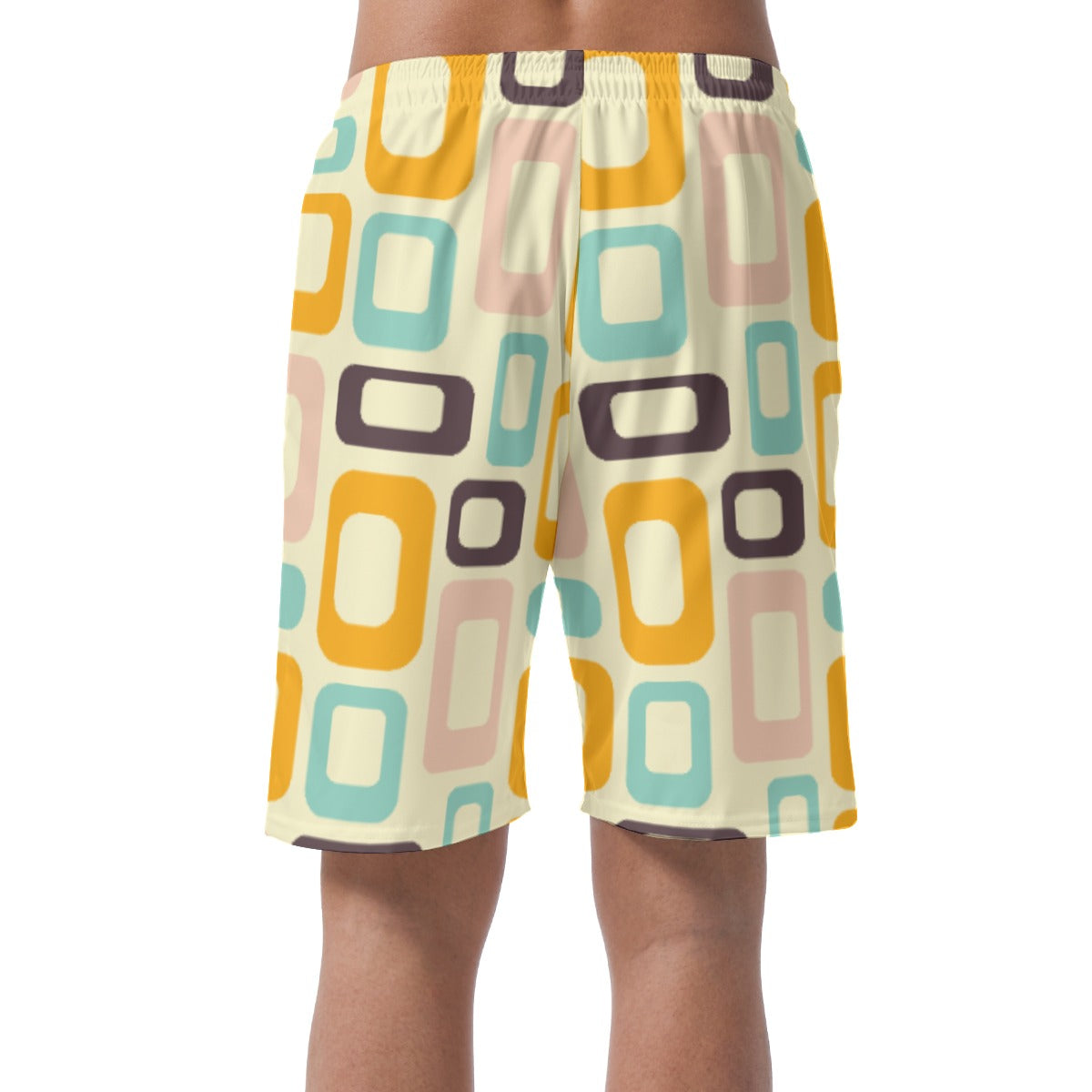 Retro Pattern Mens Fashion Shorts - Stylish and Comfortable - Misfit Marketing Design Studios