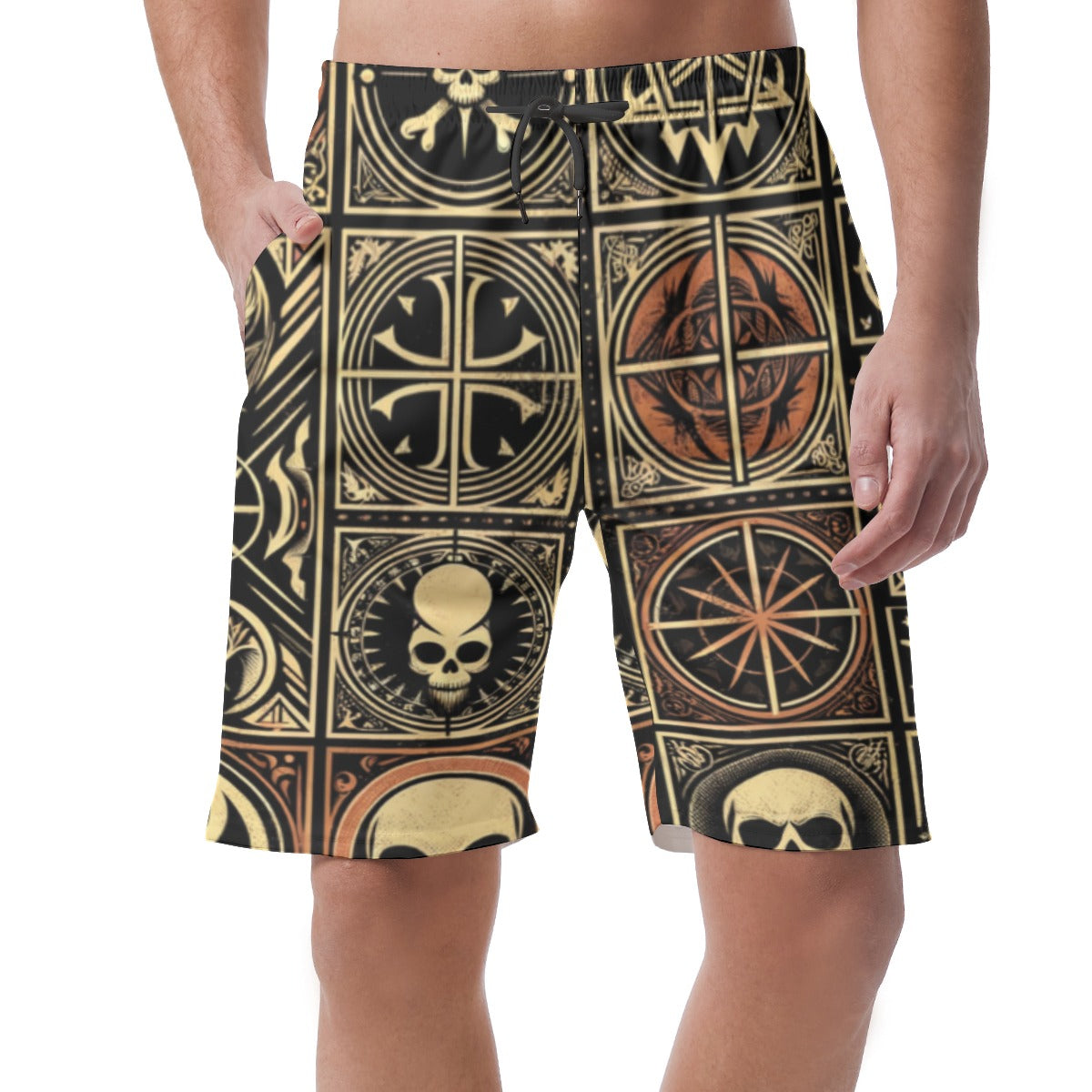 Rebel Summer Mens Shorts - Fashion Rebellion - Misfit Marketing Design Studios