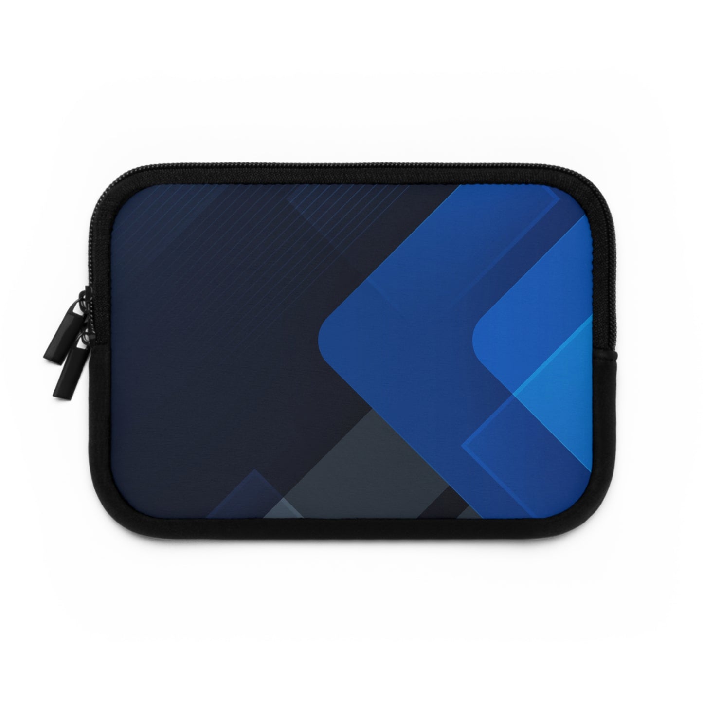 Abstract Dark Blue Laptop Sleeve - Protective and Stylish - Misfit Marketing Design Studios