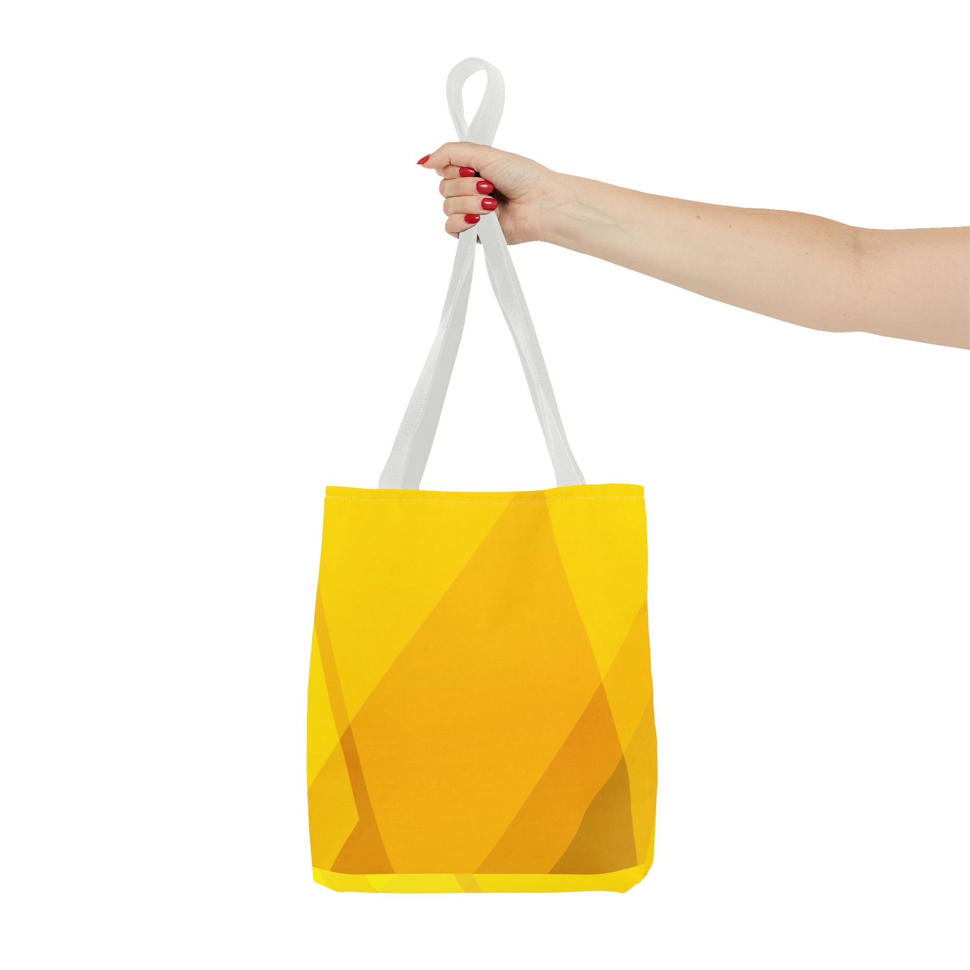 Golden Yellow Abstract Spring Tote - Vibrant Stylish and Perfect for the Season - Misfit Marketing Design Studios