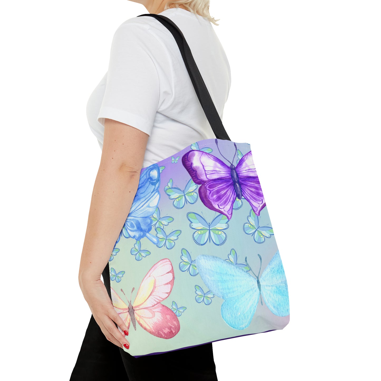 Pastel Butterfly Tote Bag - Soft and Stylish for Every Occasion - Misfit Marketing Design Studios