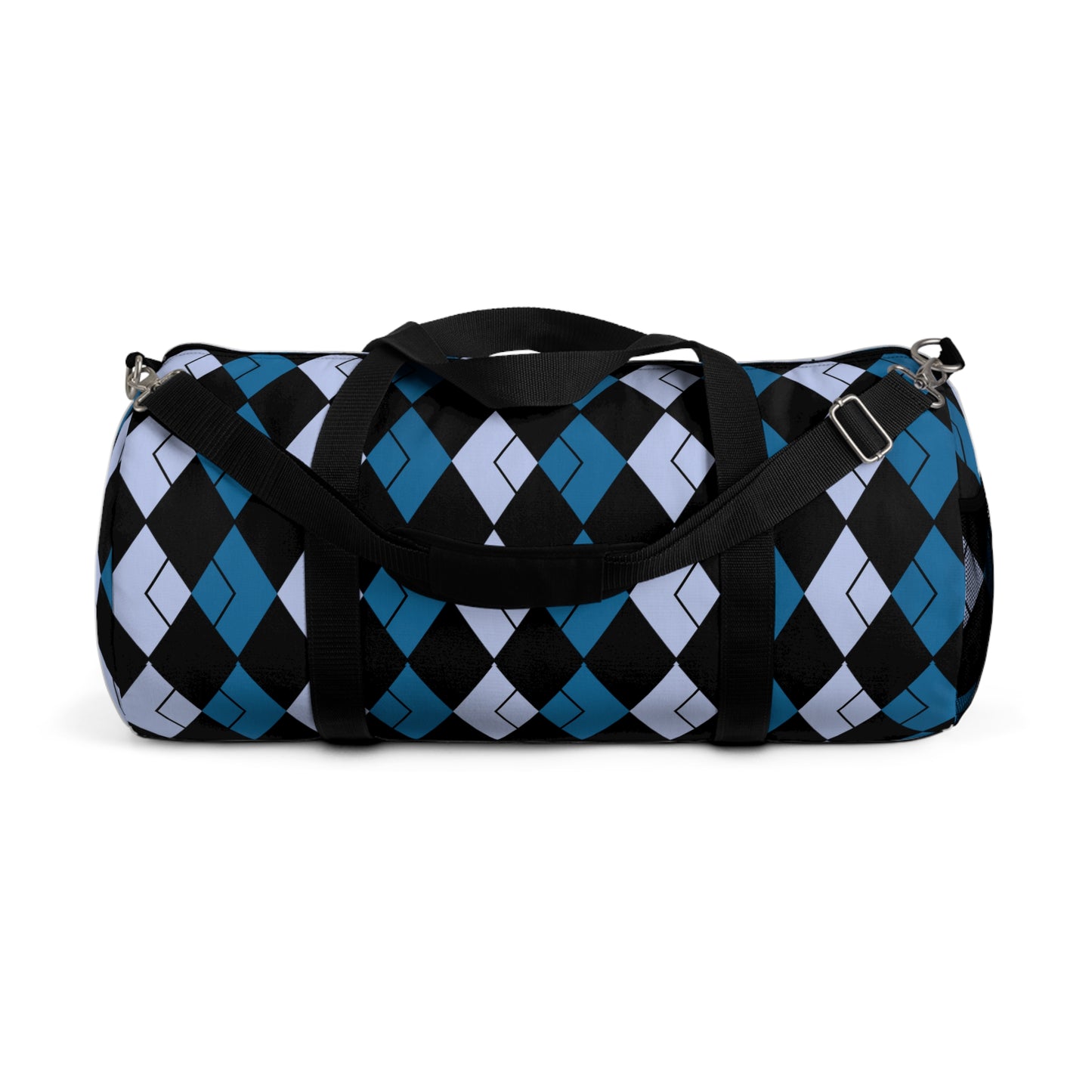 Teal Argyle Duffel Bag - Perfect for Travel and Adventure - Misfit Marketing Design Studios