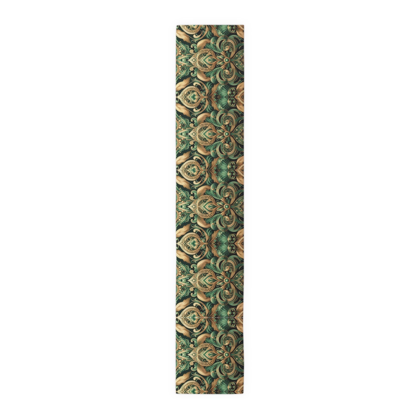 Ornate Emerald Table Runner