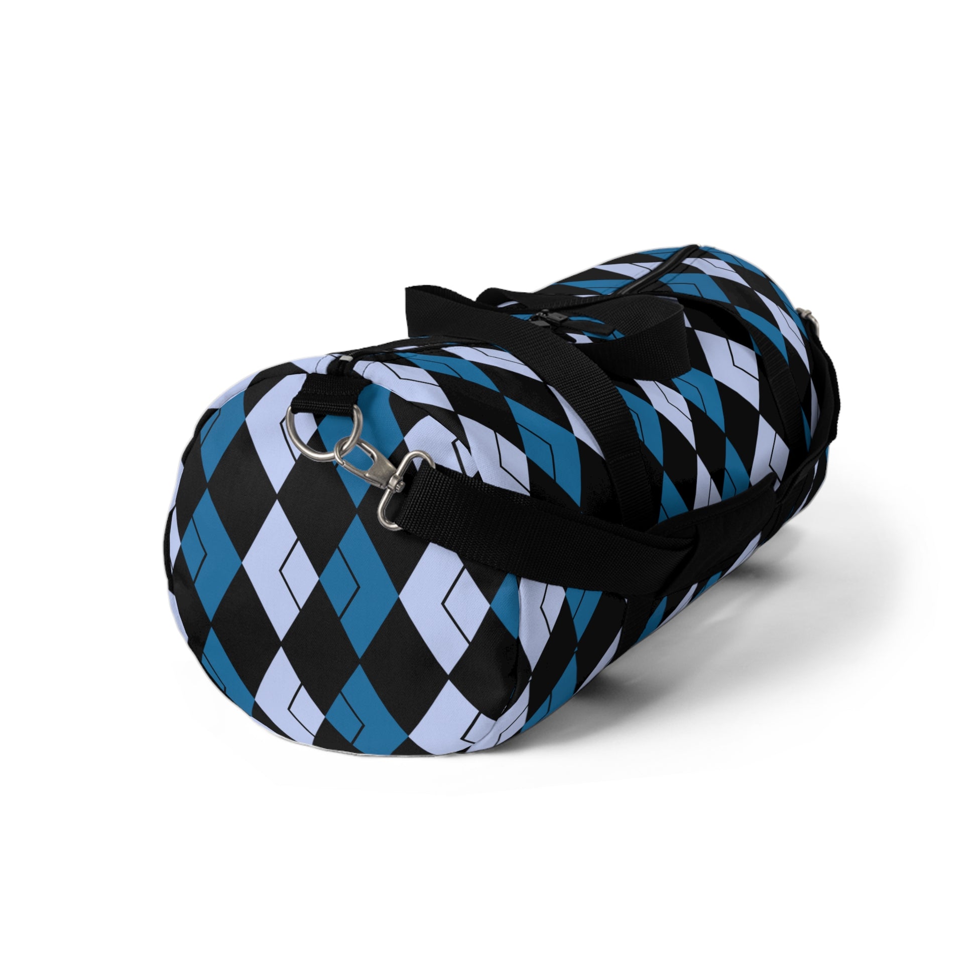 Teal Argyle Duffel Bag - Perfect for Travel and Adventure - Misfit Marketing Design Studios