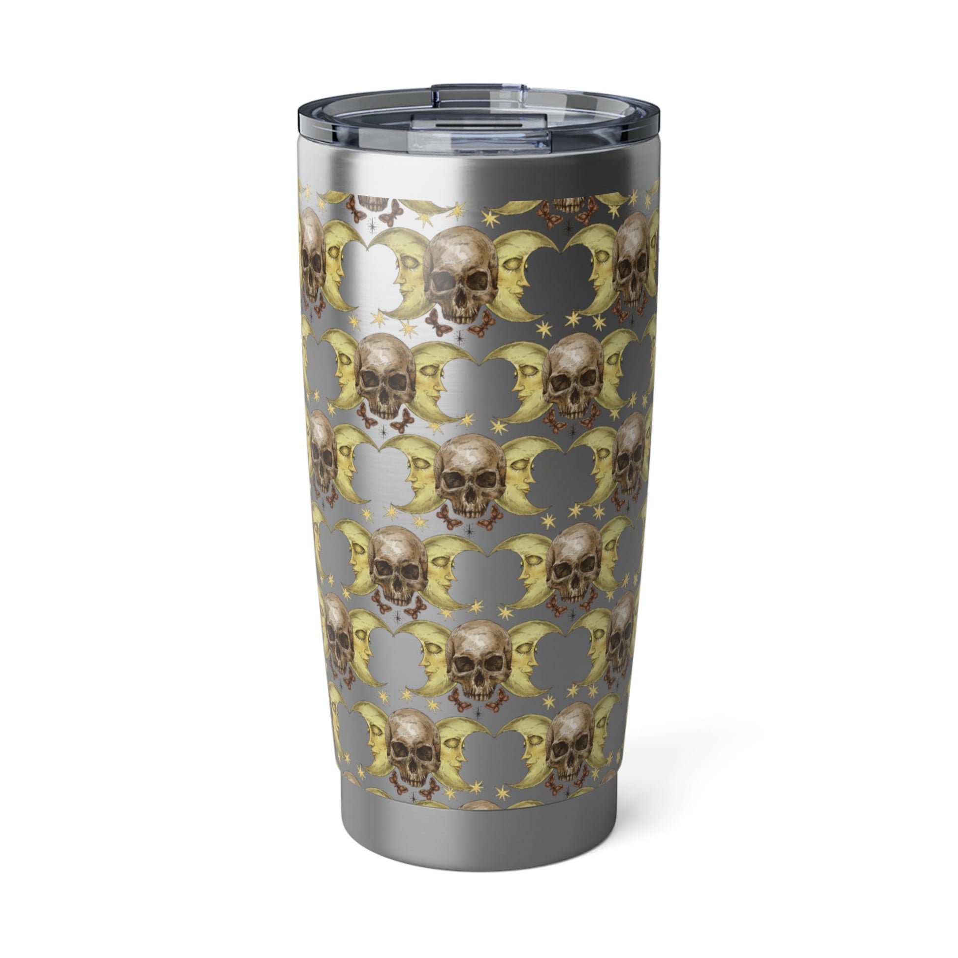 Spooky Lunar Skull 20oz Tumbler - Misfit Marketing Designs