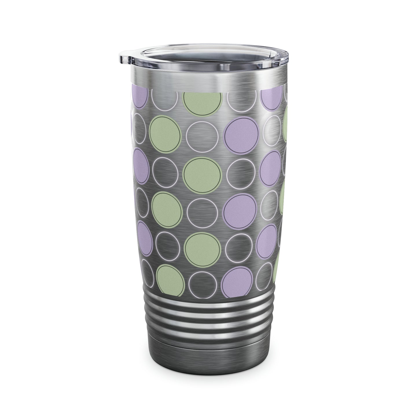 Spring Polka Dot Tumbler - Ringneck Design - Perfect for On-The-Go - Misfit Marketing Design Studios