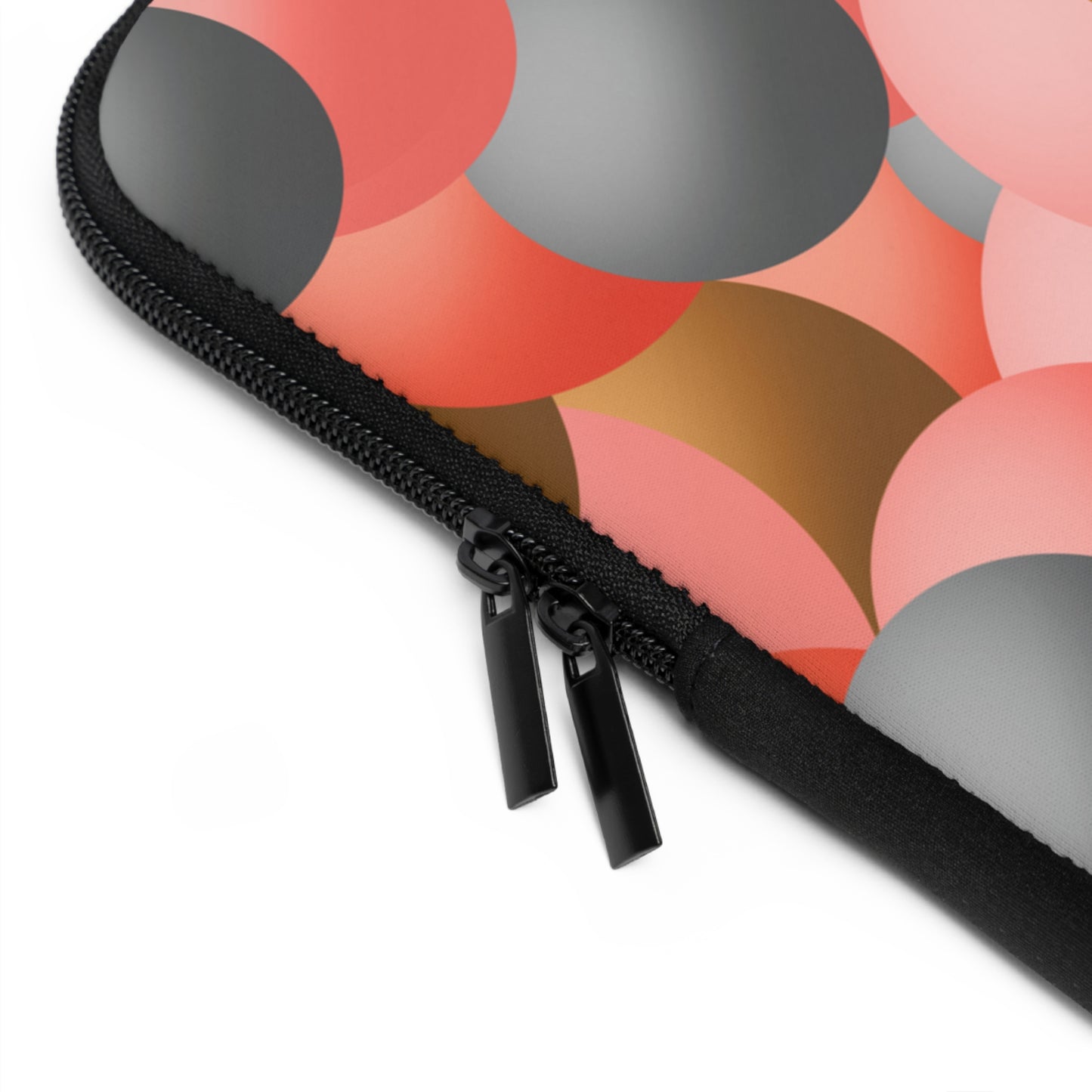 Peach Spheres Laptop Sleeve - Soft  Stylish Protection for Your Device - Misfit Marketing Design Studios