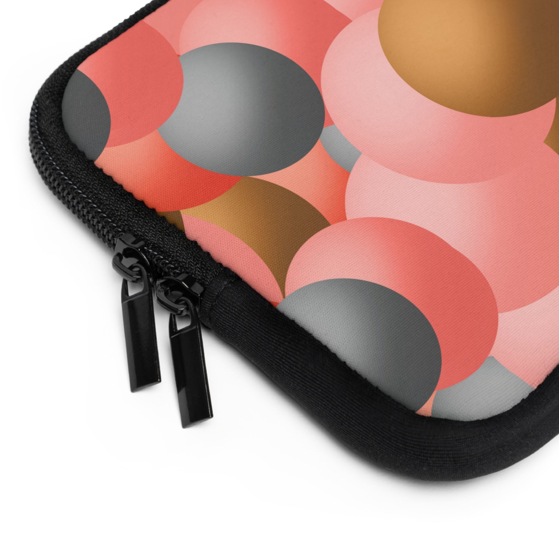 Peach Spheres Laptop Sleeve - Soft  Stylish Protection for Your Device - Misfit Marketing Design Studios