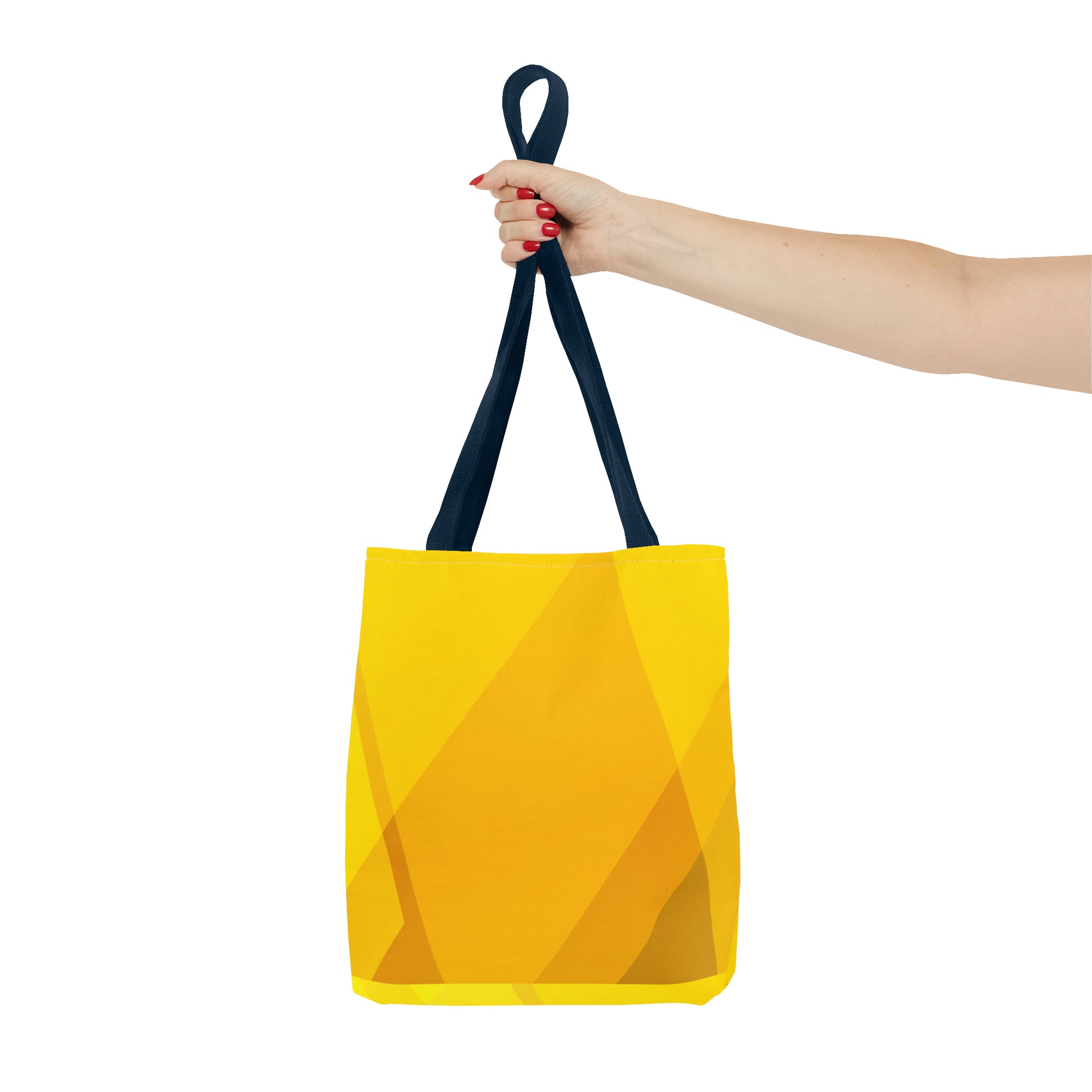 Golden Yellow Abstract Spring Tote - Vibrant Stylish and Perfect for the Season - Misfit Marketing Design Studios