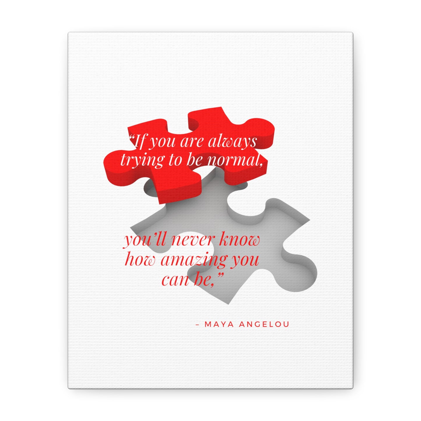 Matte Stretched Quote Canvas - Misfit Marketing Design Studios