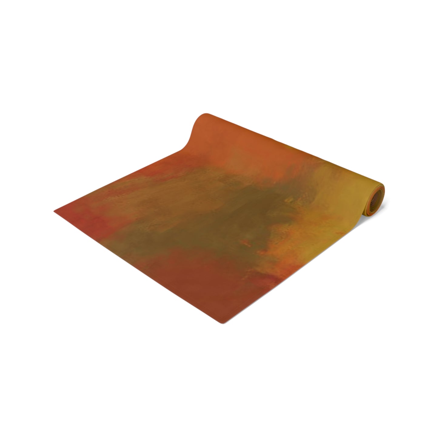 Copper Abstract Table Runner - Unique Home Decor - Handcrafted Design - Misfit Marketing Design Studios