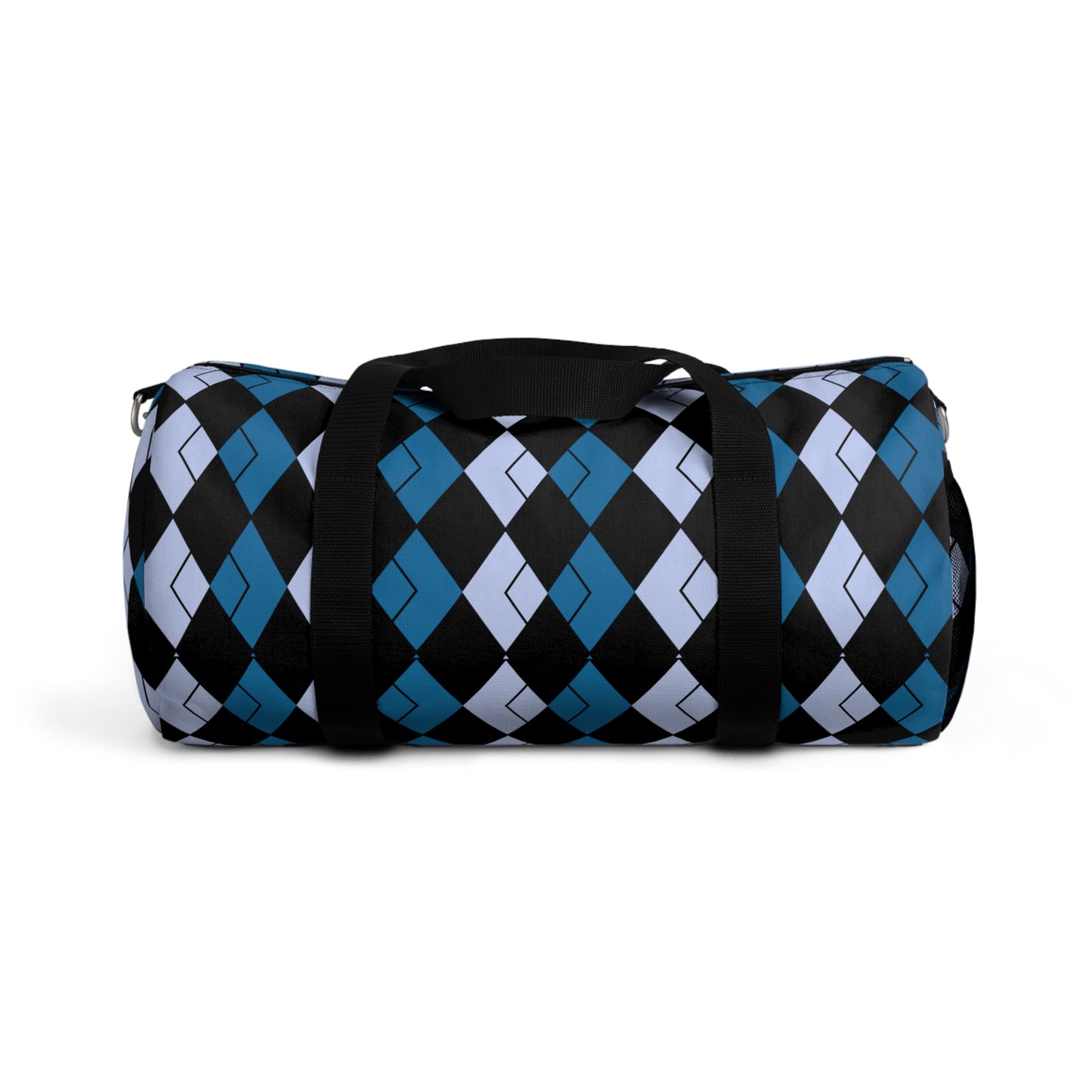 Teal Argyle Duffel Bag - Perfect for Travel and Adventure - Misfit Marketing Design Studios