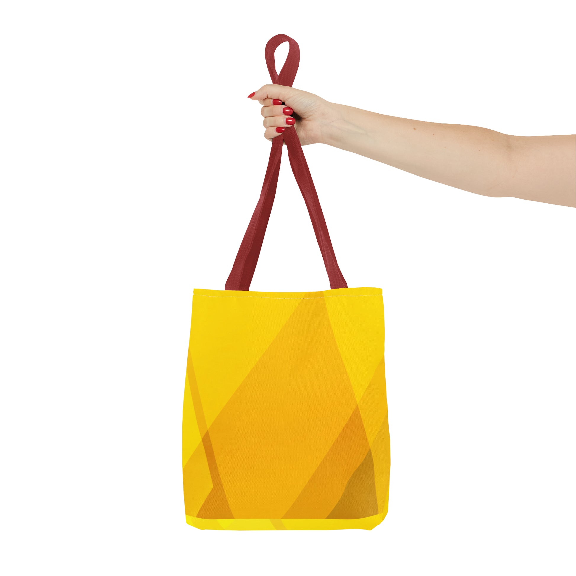 Golden Yellow Abstract Spring Tote - Vibrant Stylish and Perfect for the Season - Misfit Marketing Design Studios