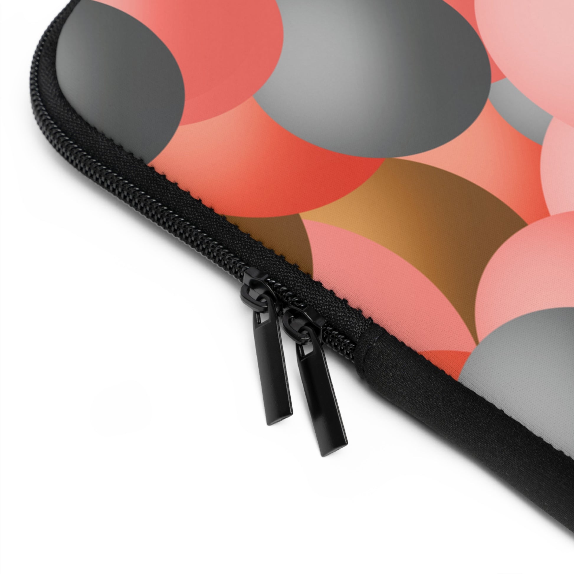 Peach Spheres Laptop Sleeve - Soft  Stylish Protection for Your Device - Misfit Marketing Design Studios