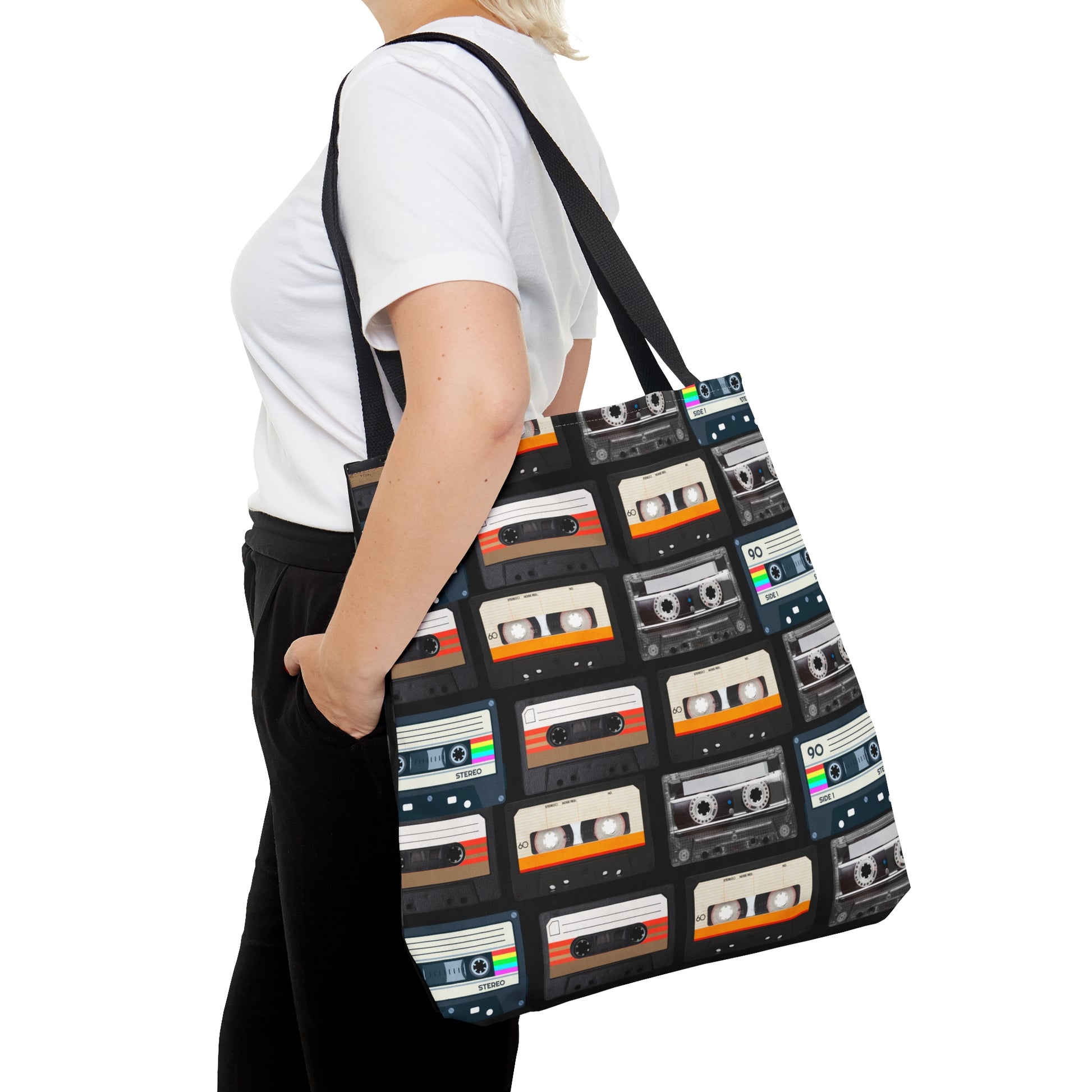 Audio Cassettes Tote Bag - Misfit Marketing Designs