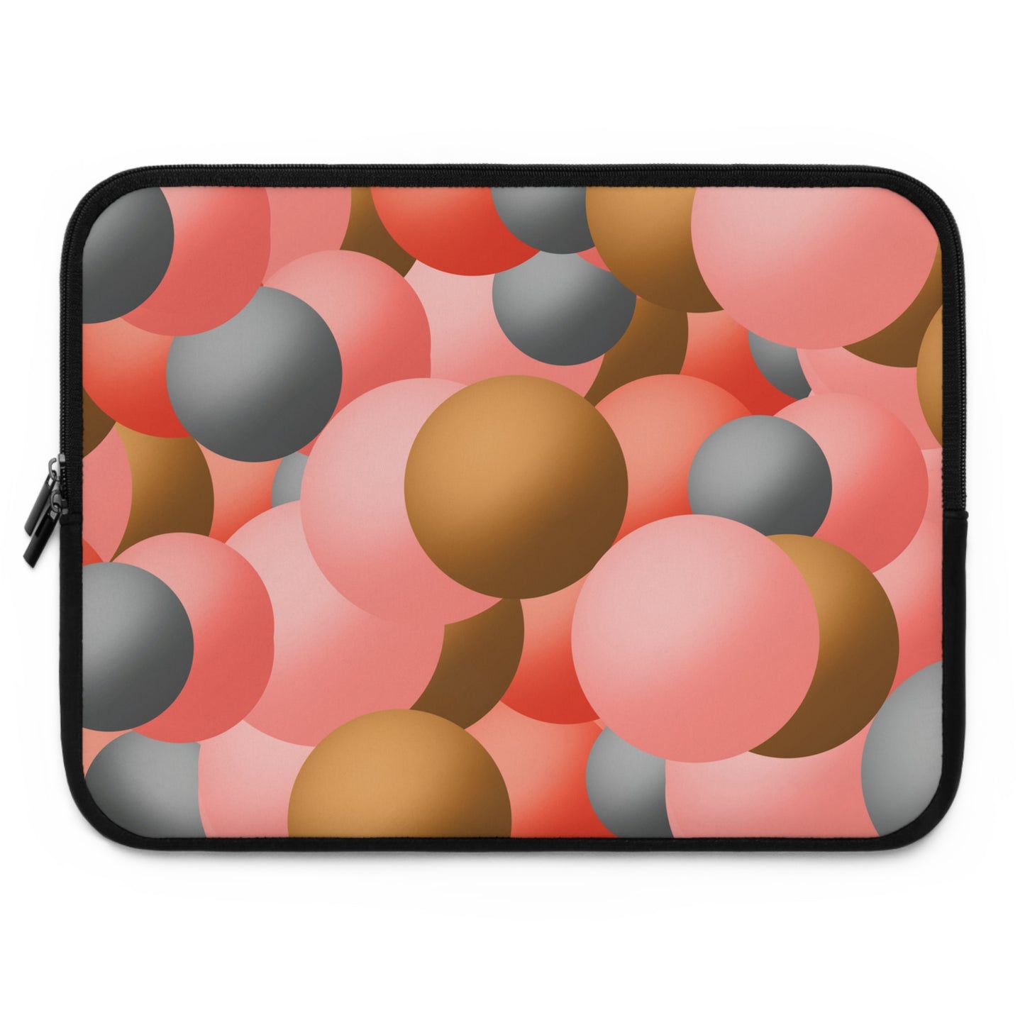 Peach Spheres Laptop Sleeve - Soft  Stylish Protection for Your Device - Misfit Marketing Design Studios