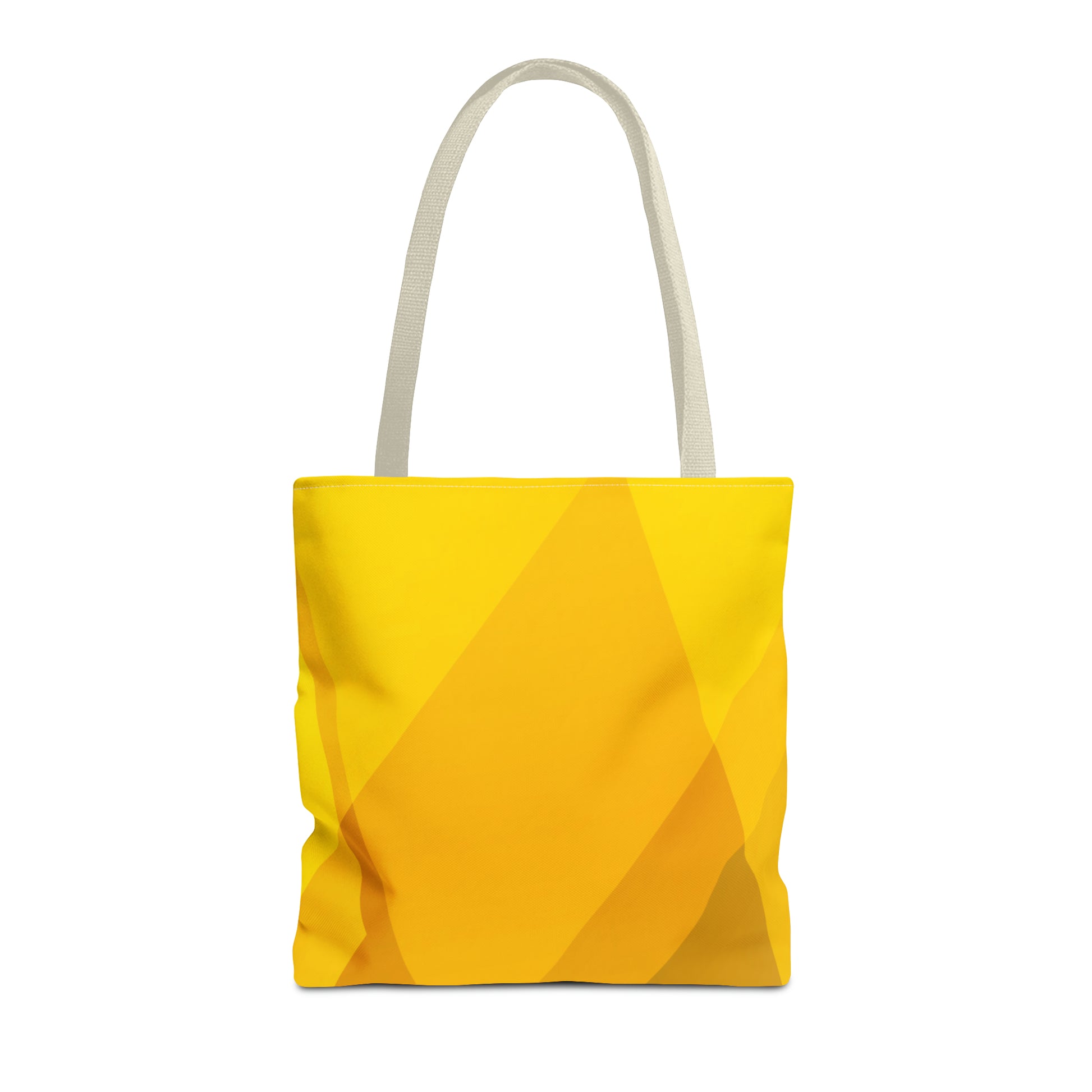 Golden Yellow Abstract Spring Tote - Vibrant Stylish and Perfect for the Season - Misfit Marketing Design Studios