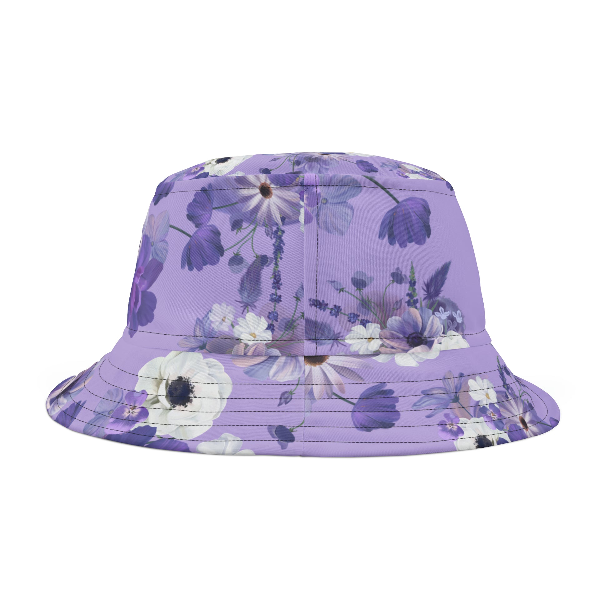 Lilac Summer Fashion Bucket Hat - Must-Have Accessory for Your Summer Wardrobe - Misfit Marketing Design Studios