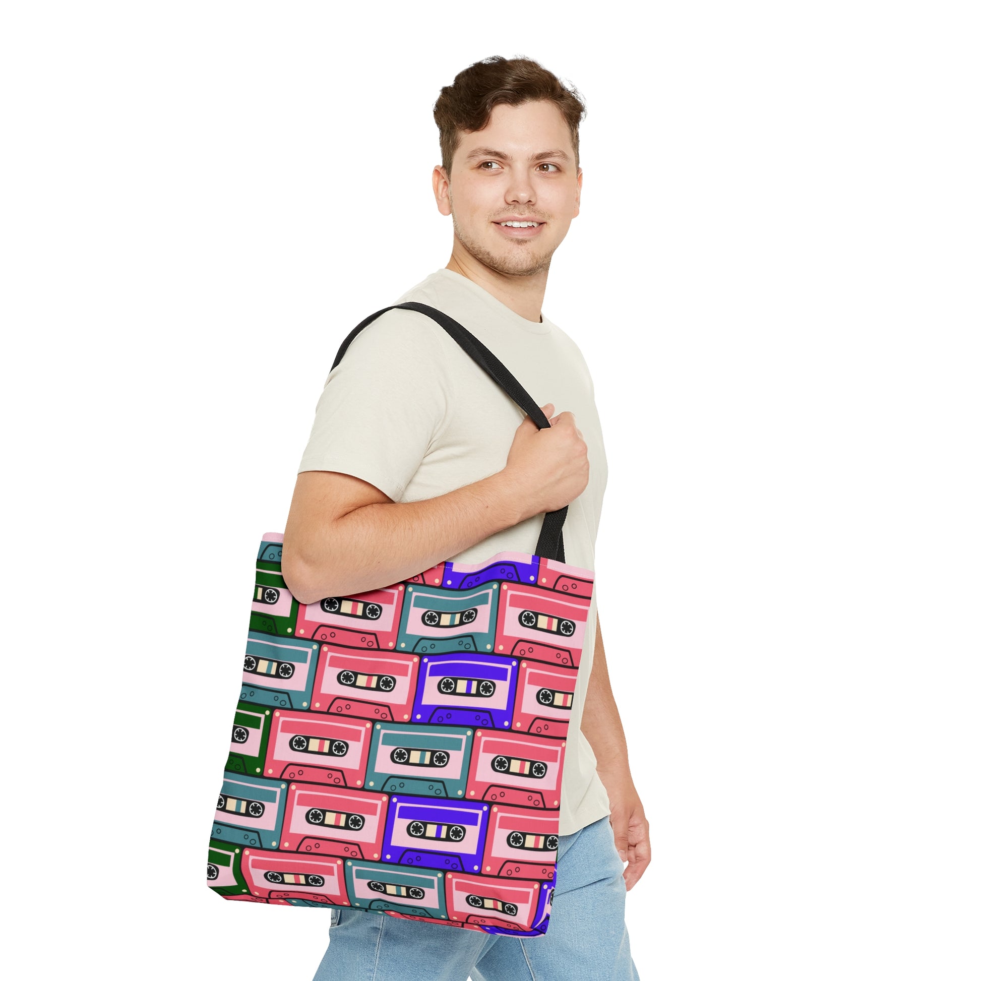 Cassette Tapes Tote Bag - Misfit Marketing Designs