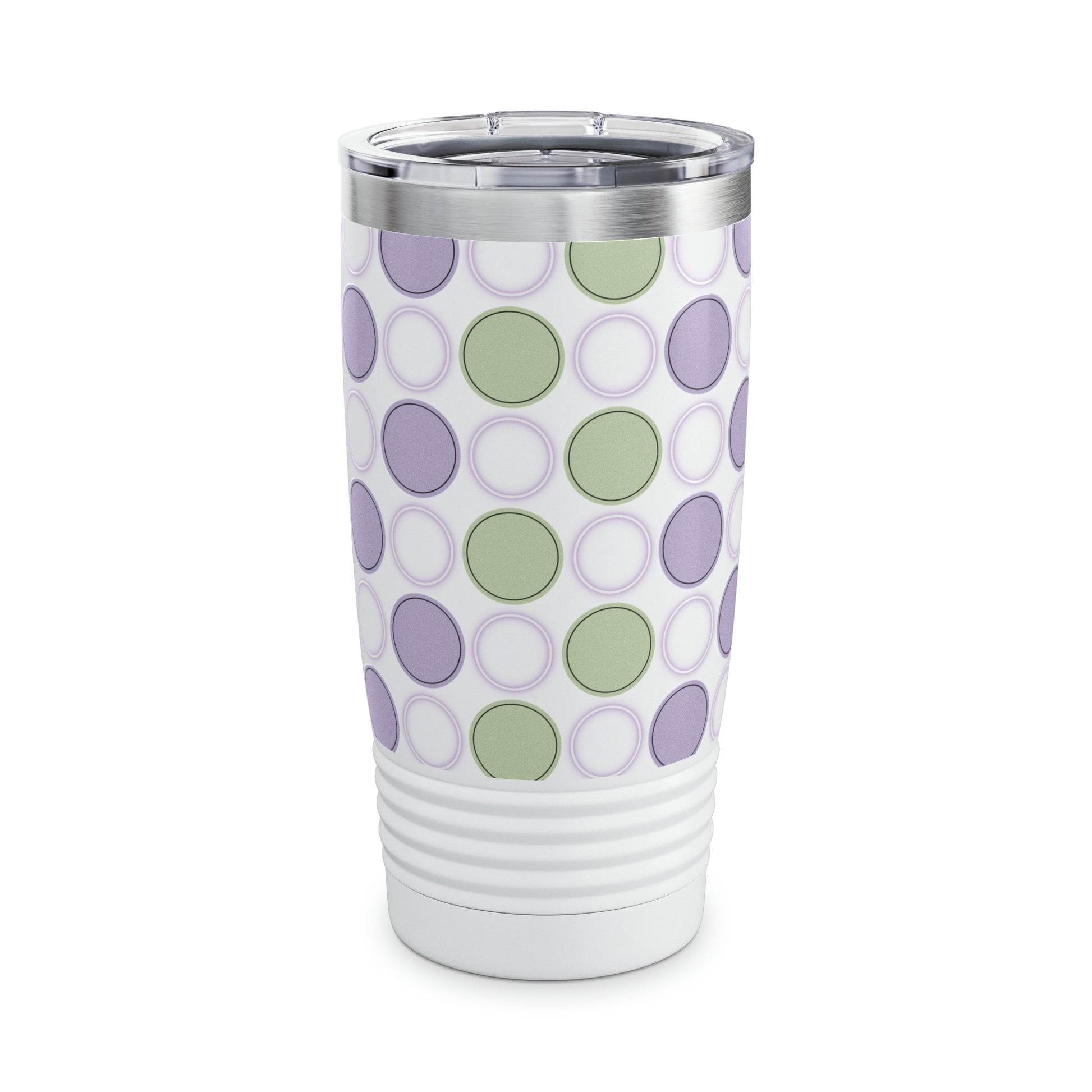 Spring Polka Dot Tumbler - Ringneck Design - Perfect for On-The-Go - Misfit Marketing Design Studios