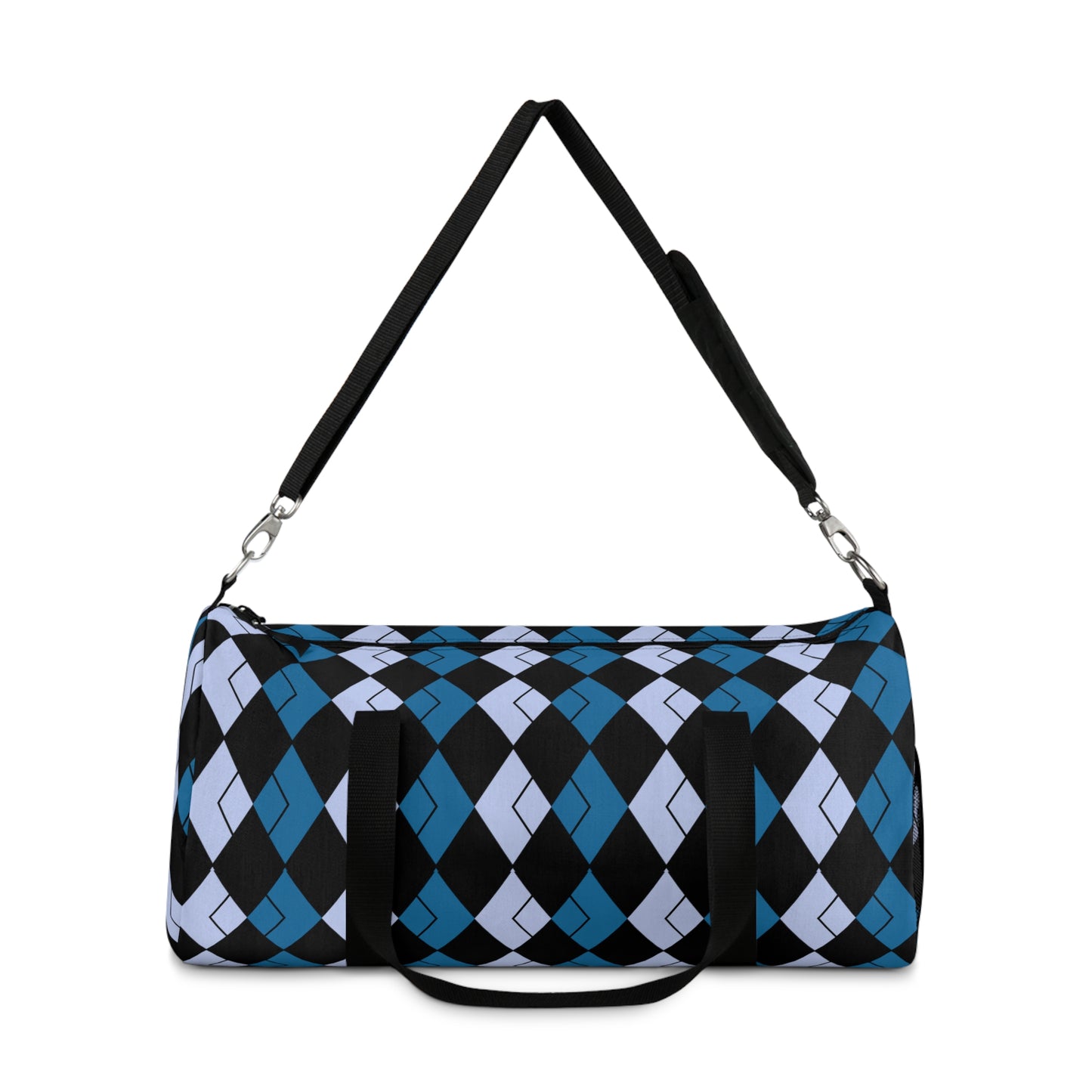 Teal Argyle Duffel Bag - Perfect for Travel and Adventure - Misfit Marketing Design Studios