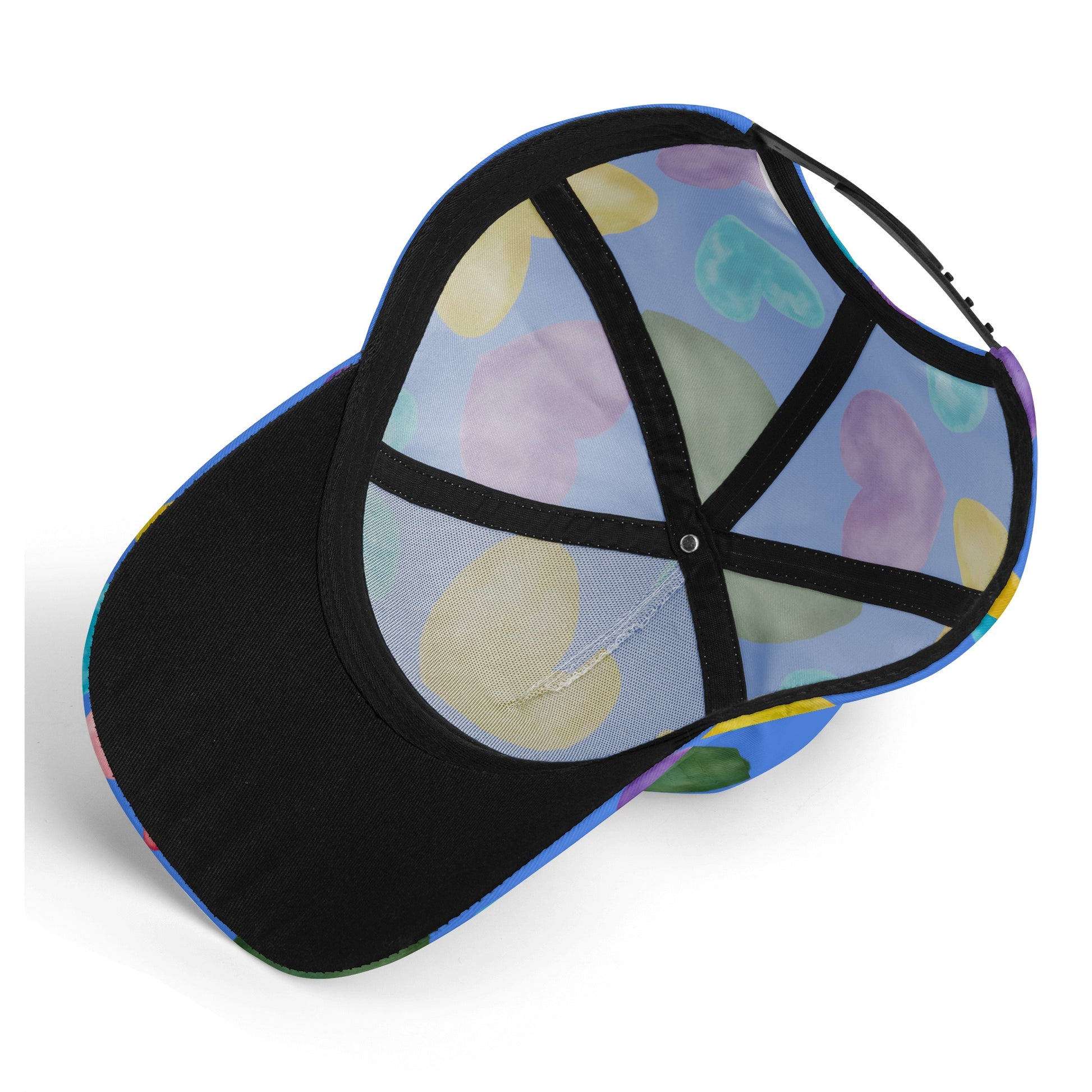 Colorful Hearts Baseball Cap - Misfit Marketing Designs