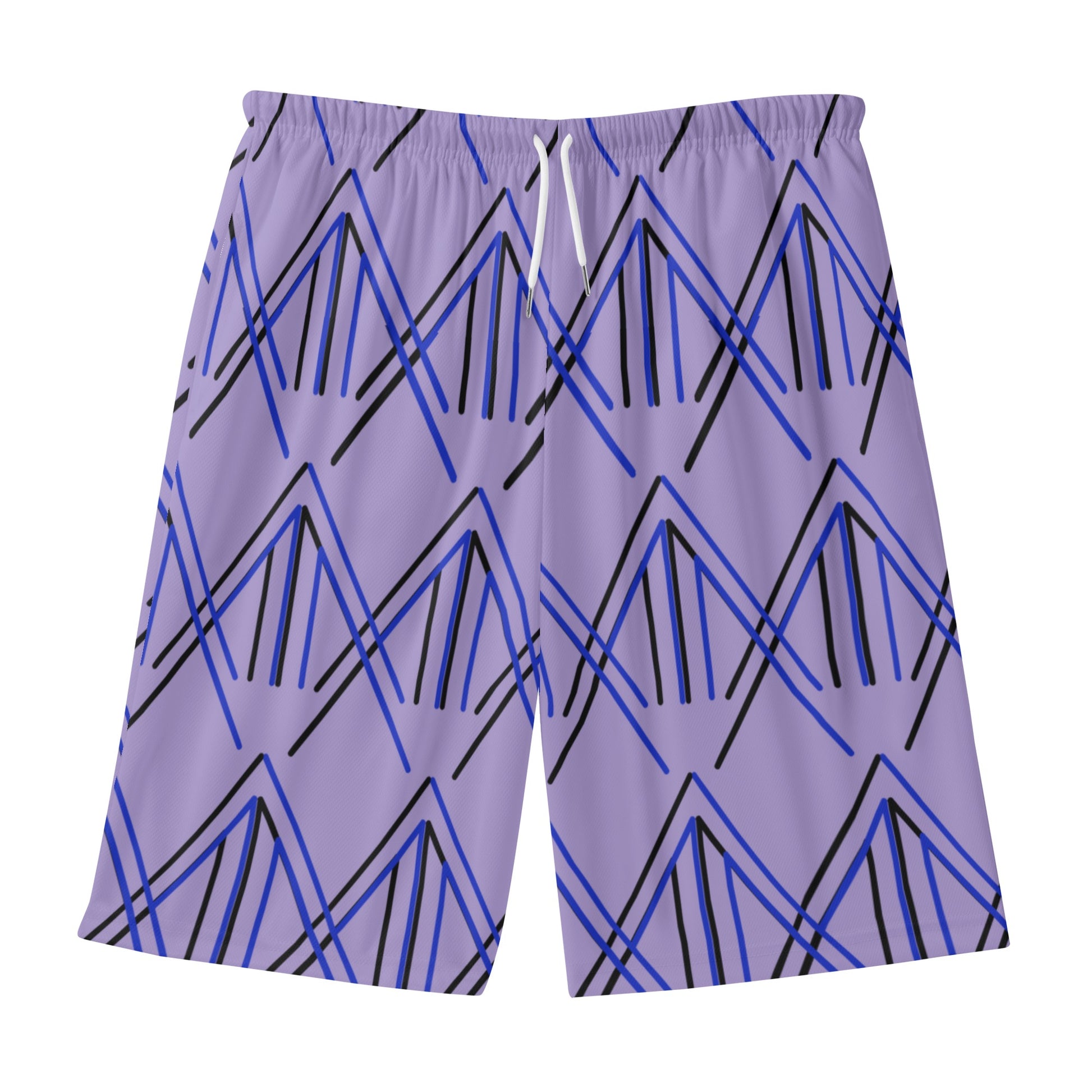 Men's Lightweight Lavender Beach Shorts - Misfit Marketing Designs