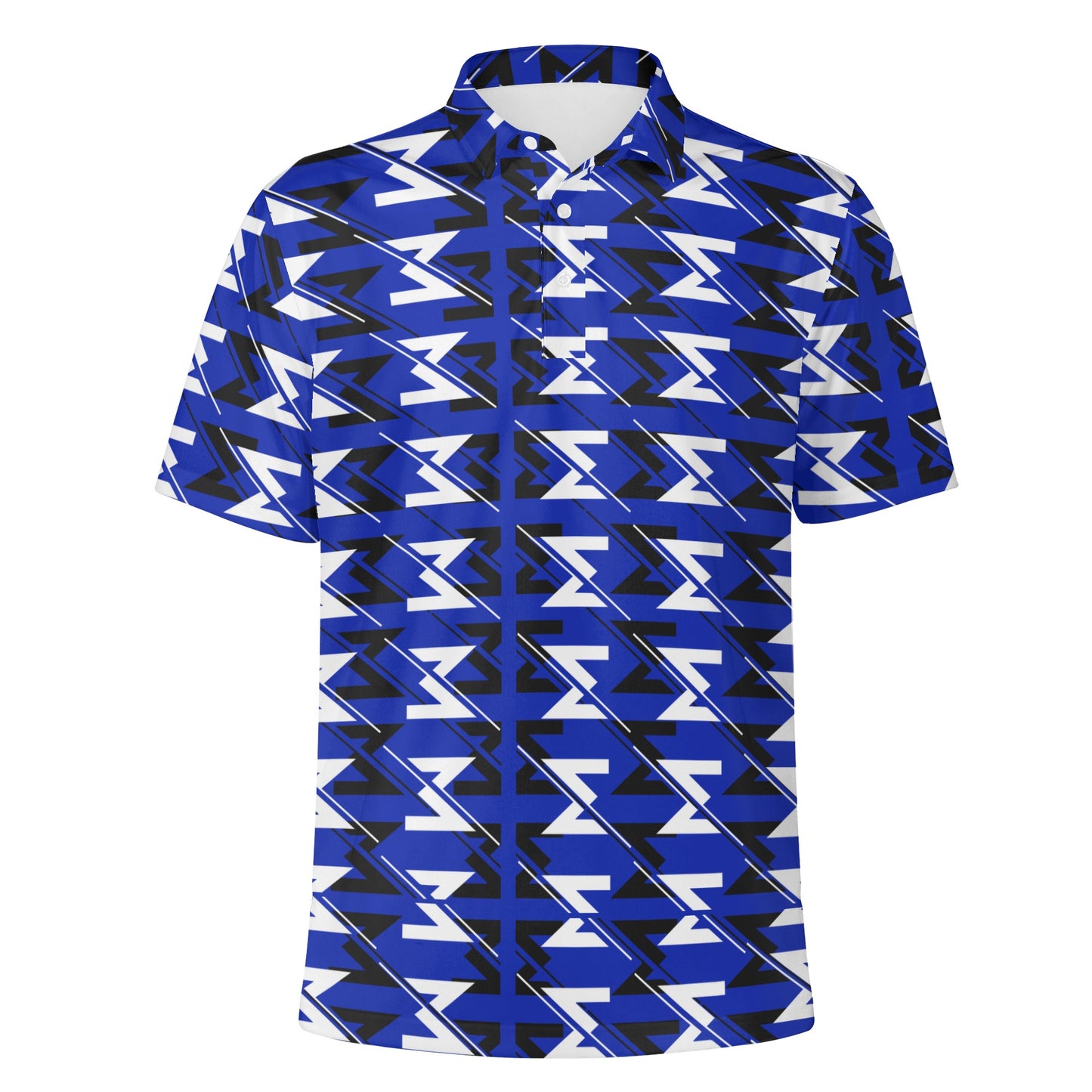 Men's Blue Polo Shirt - Misfit Marketing Designs