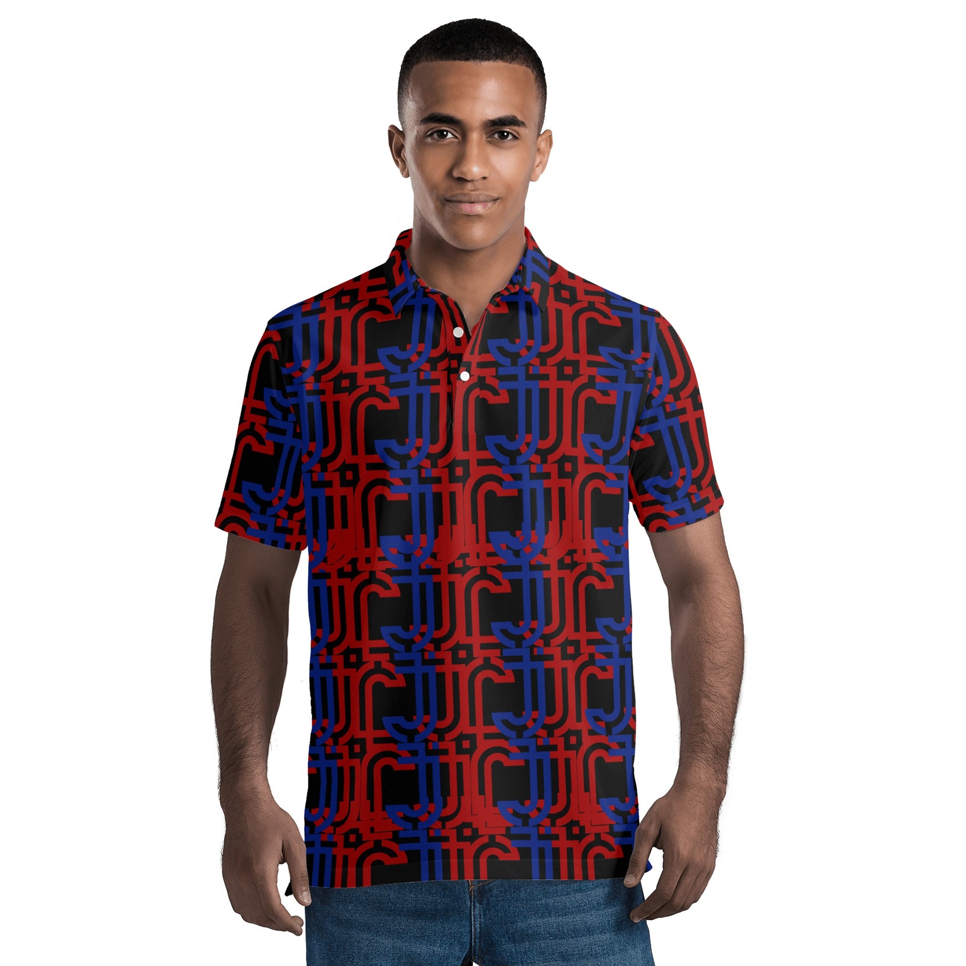 Misfit RedLines Polo Shirt - Misfit Marketing Designs