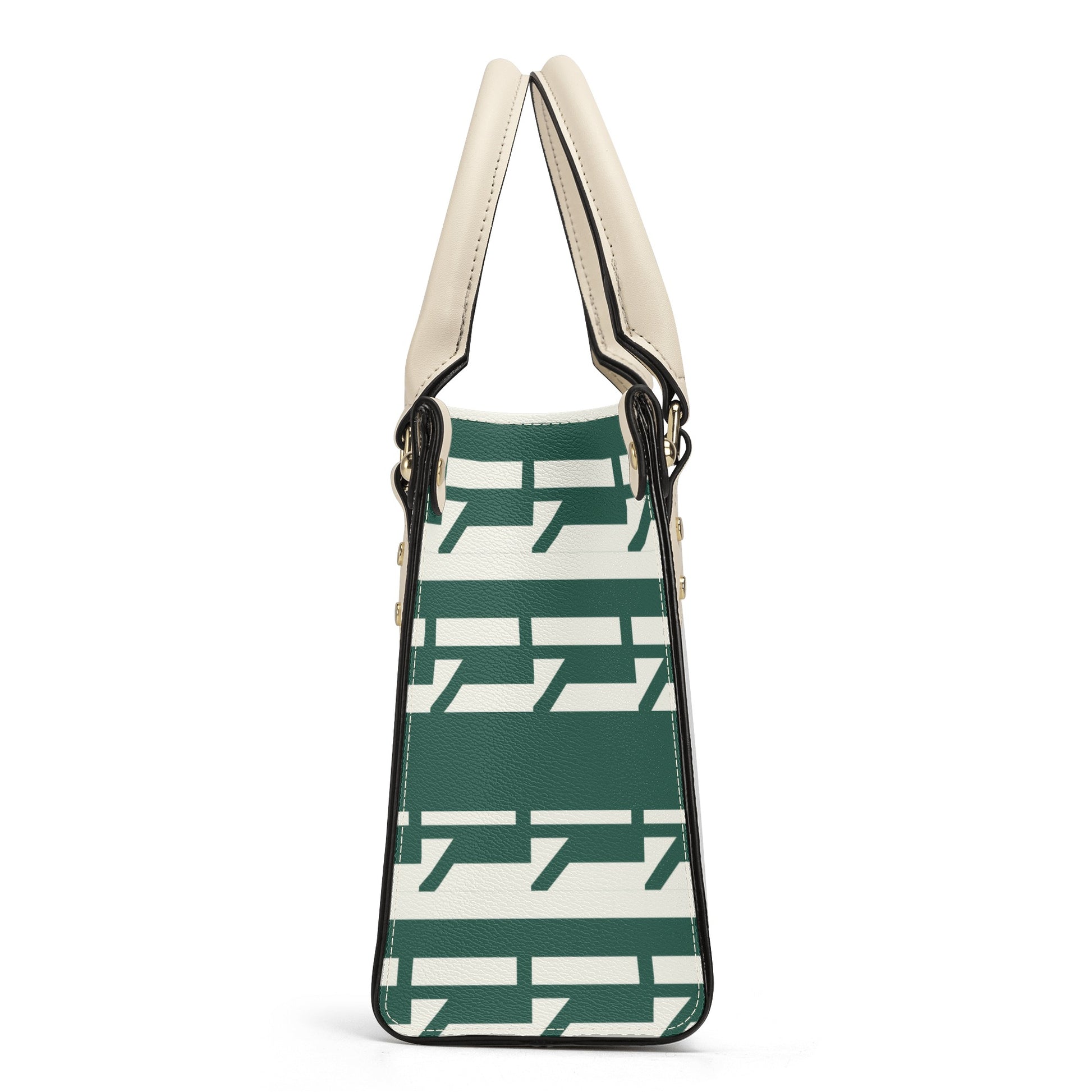 Brunswick Green Leather Handbag - Misfit Marketing Designs