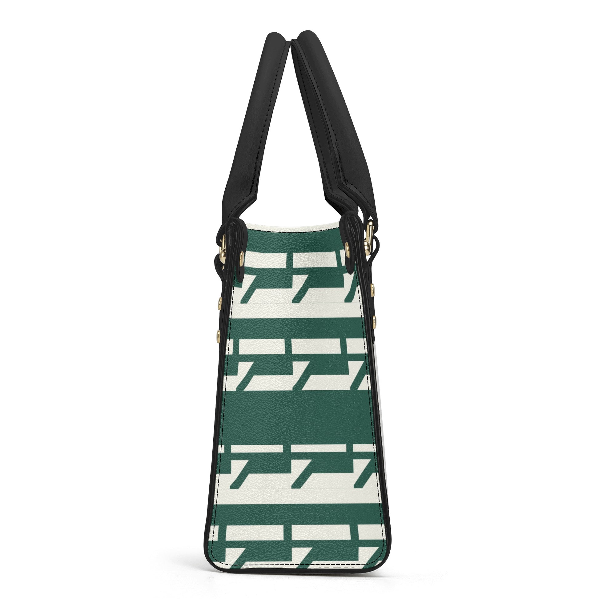 Brunswick Green Leather Handbag - Misfit Marketing Designs