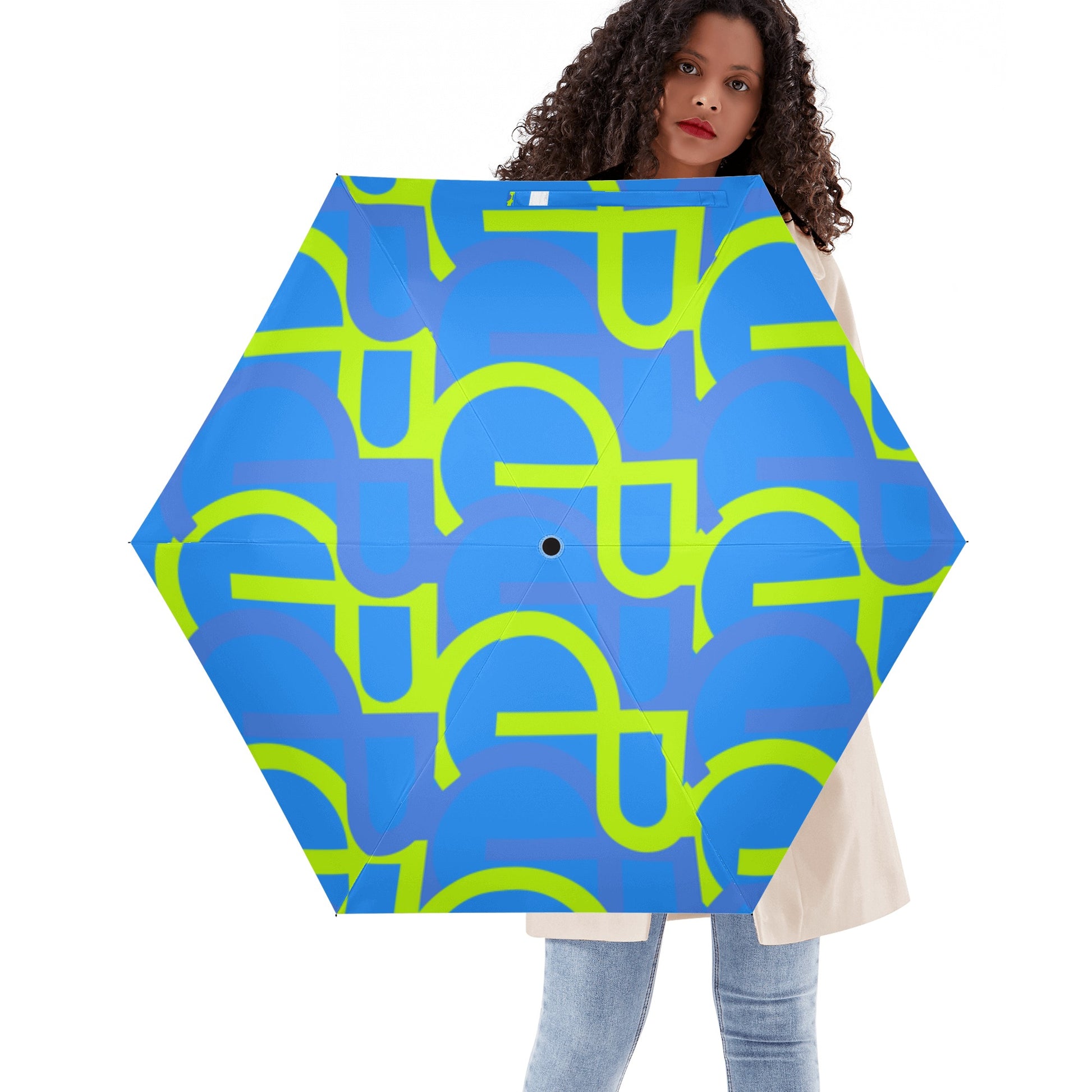 Lightweight Abstract Curves Umbrella - Misfit Marketing Designs