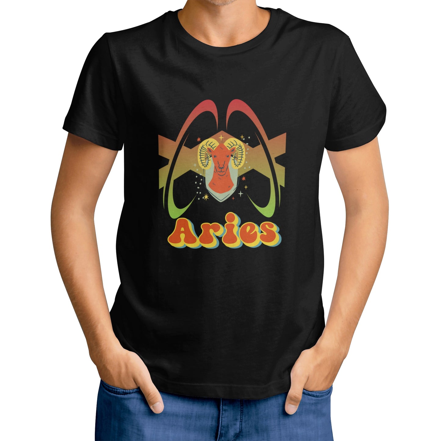 Aries Retro T-shirt - Misfit Marketing Designs