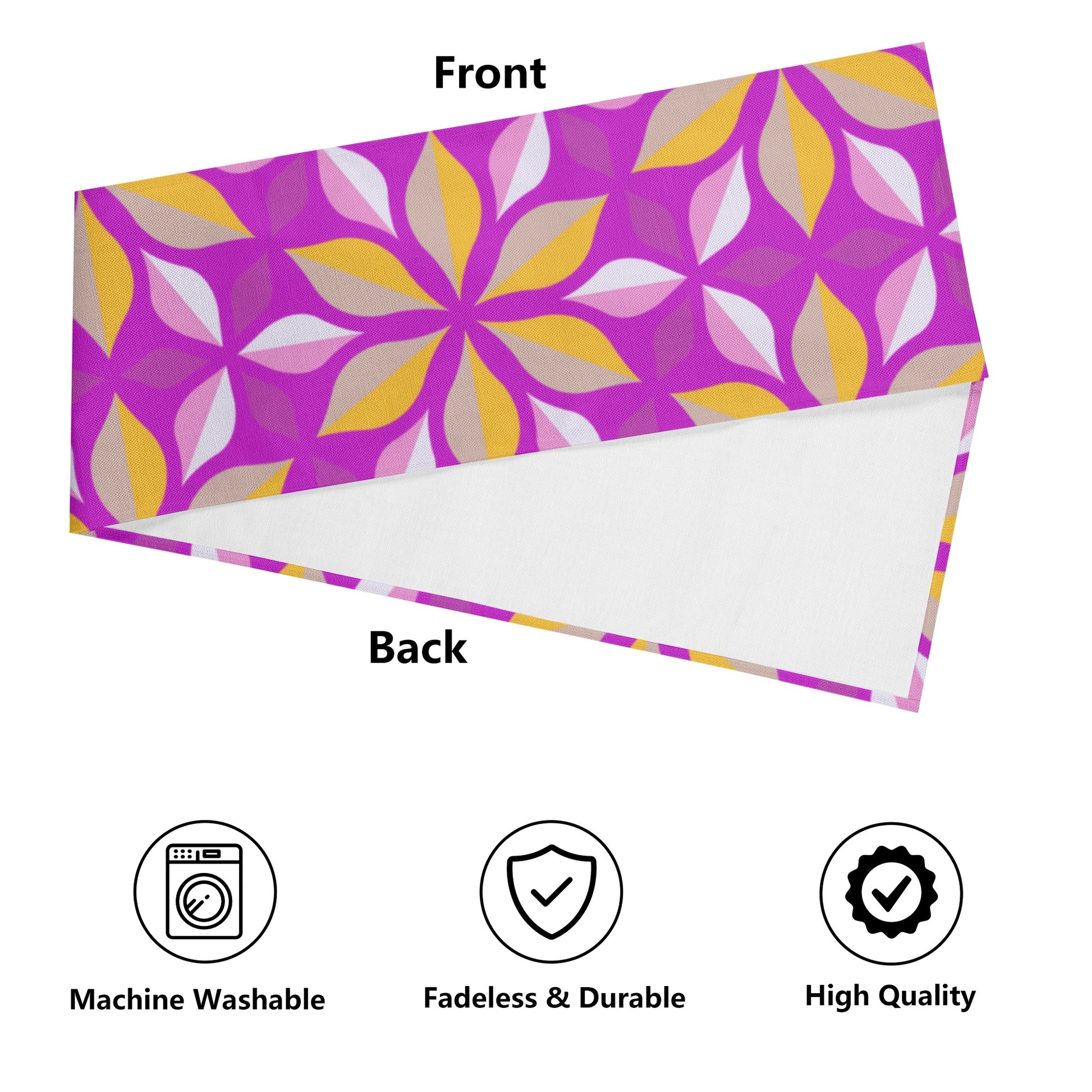 Razzle Dazzle Rose Table Runner - Misfit Marketing Designs