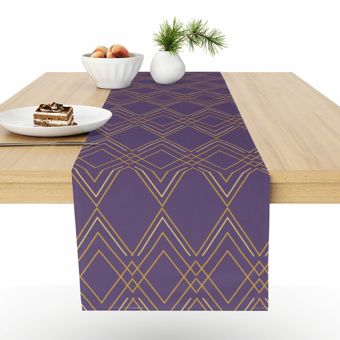 Violet Elegant Table Runner - Misfit Marketing Designs