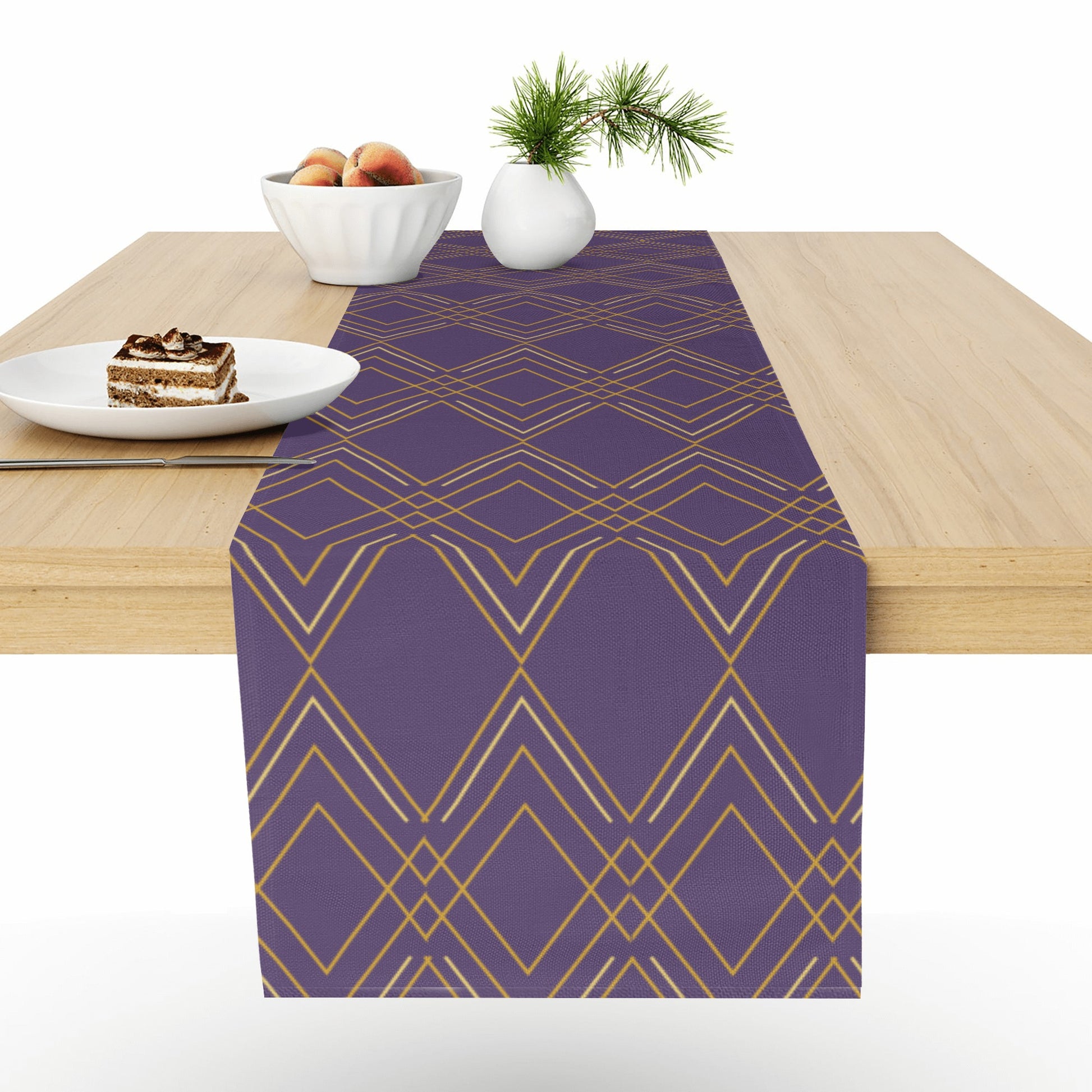 Violet Elegant Table Runner - Misfit Marketing Designs