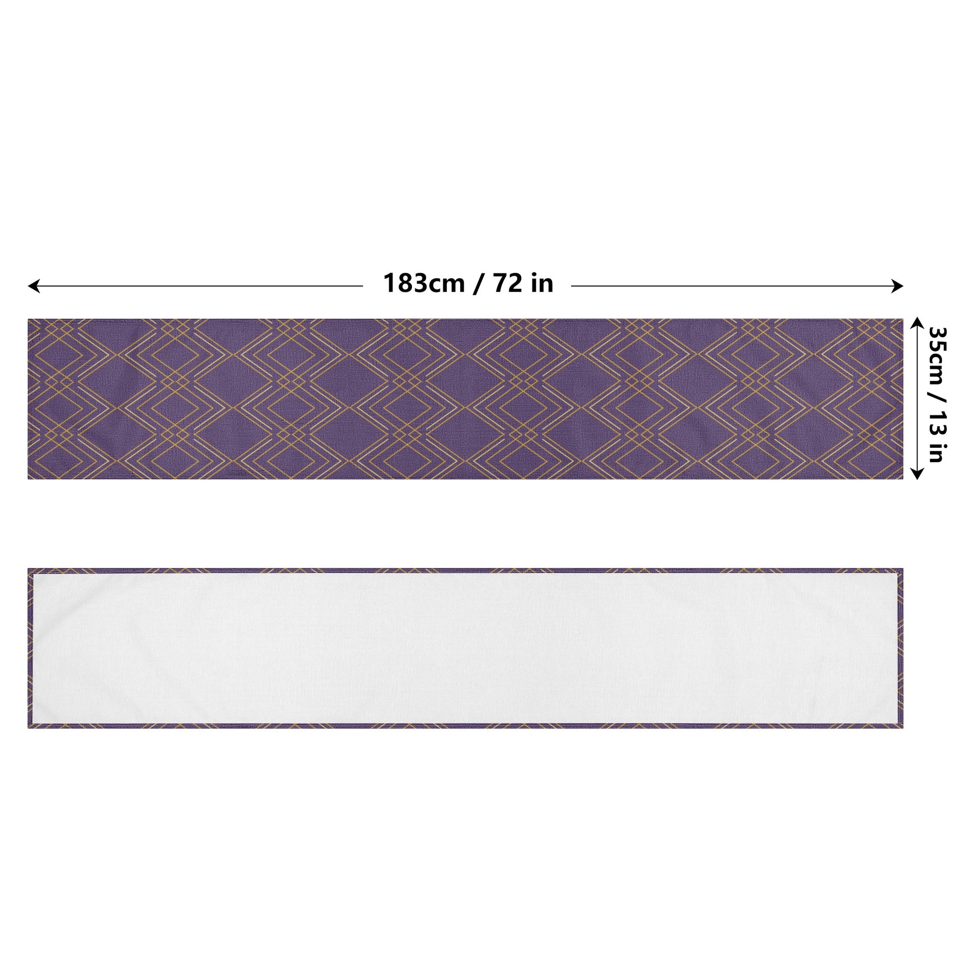 Violet Elegant Table Runner - Misfit Marketing Designs