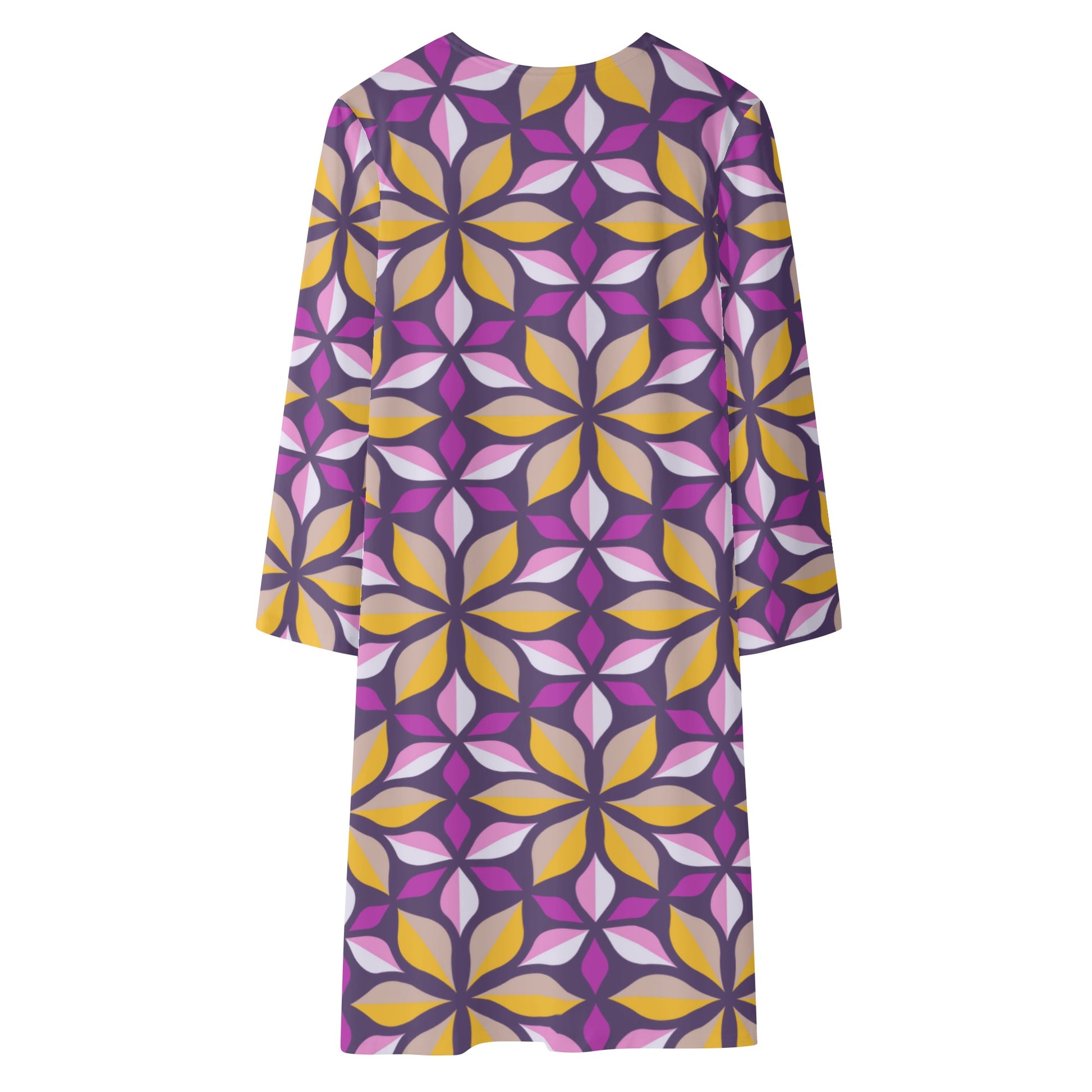 Gentle Violet Women's long-sleeve Floral Kimono Cloak - Misfit Marketing Designs