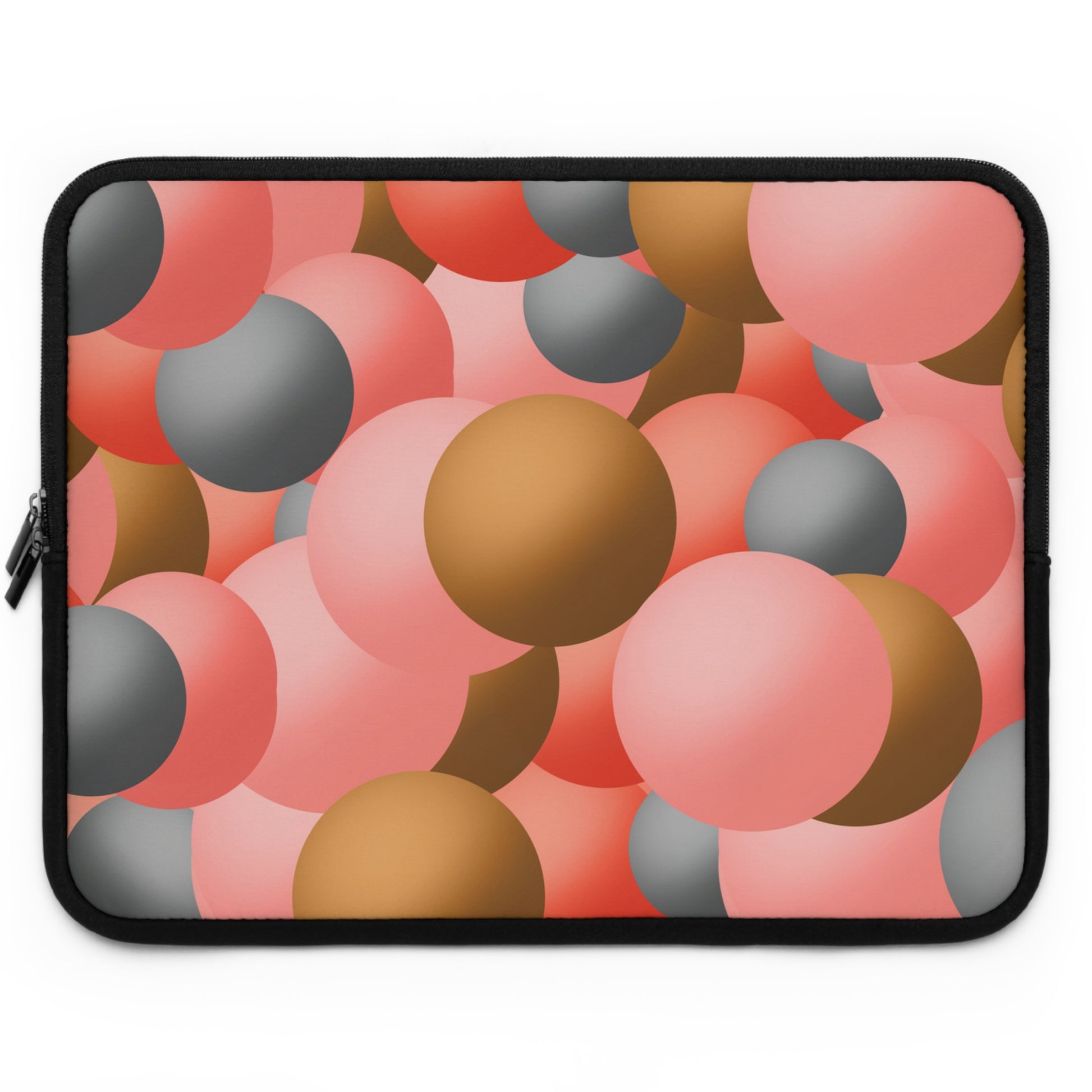 Peach Spheres Laptop Sleeve - Soft  Stylish Protection for Your Device - Misfit Marketing Design Studios