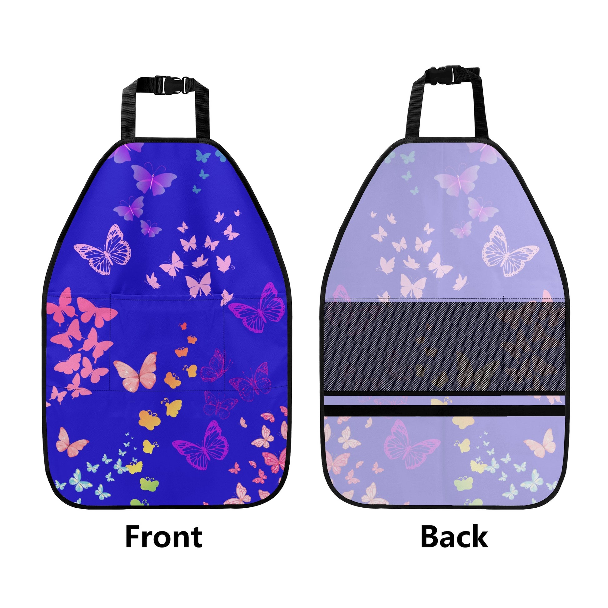 Butterfly Back Seat Organizer - Multi-Pocket for Car Storage - Holds Essentials on the Go - Misfit Marketing Design Studios