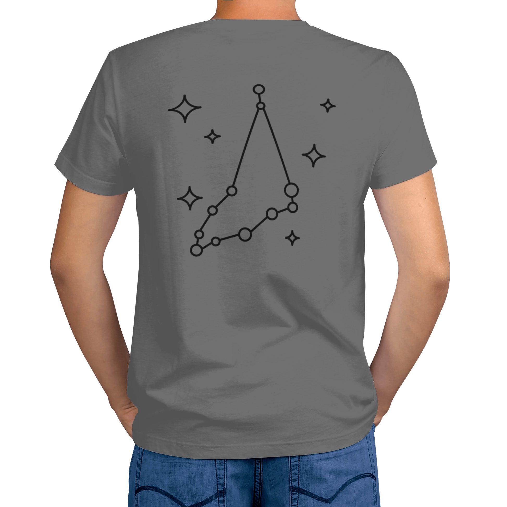 Capricorn Star Sign T-shirt for Men - Astrology Inspired Tee - Misfit Marketing Design Studios