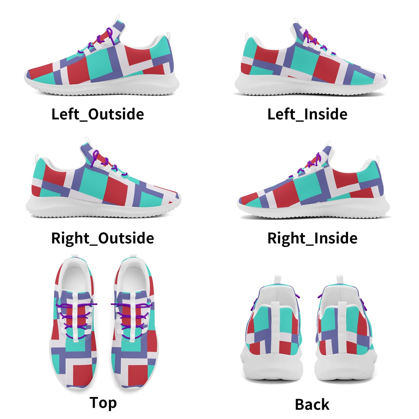 Summer Fun Lace Up Running Shoes for Women - Breathable and Stylish - Misfit Marketing Design Studios