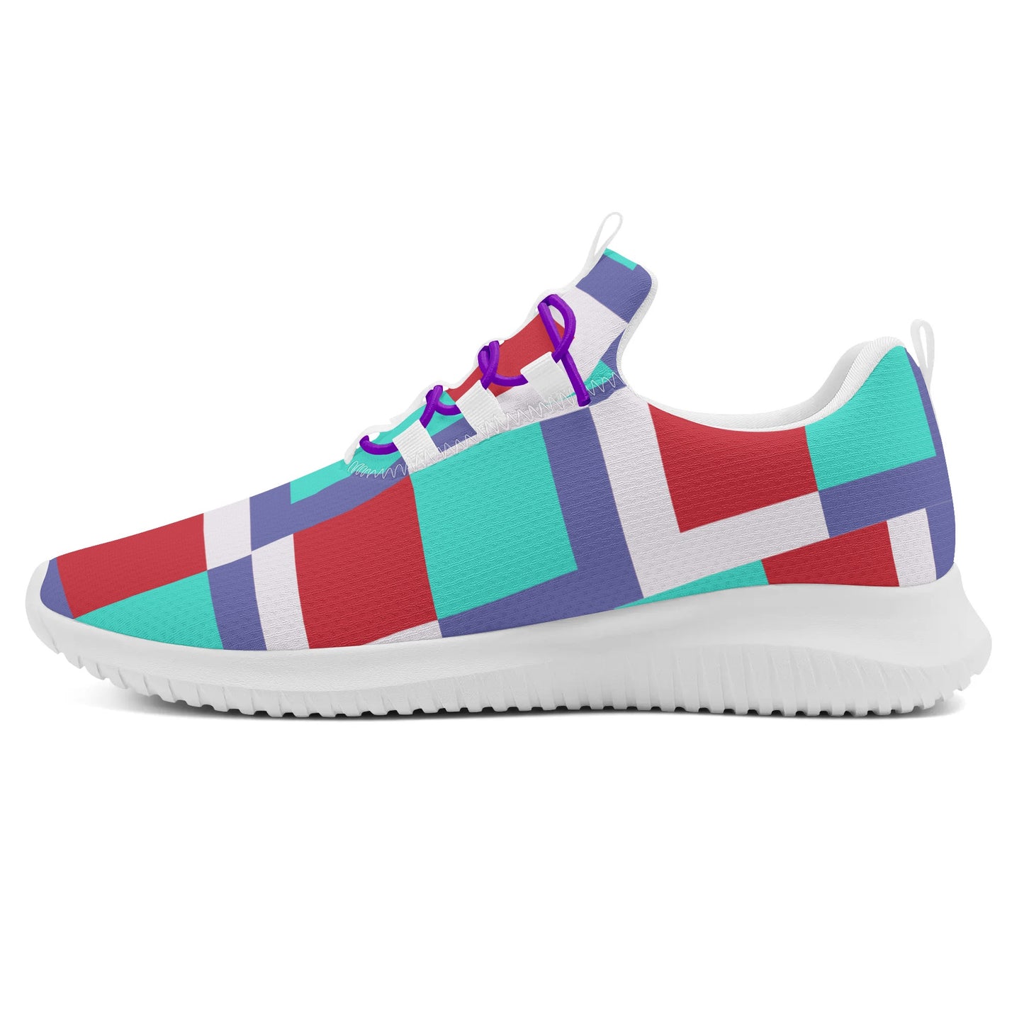 Summer Fun Lace Up Running Shoes for Women - Breathable and Stylish - Misfit Marketing Design Studios