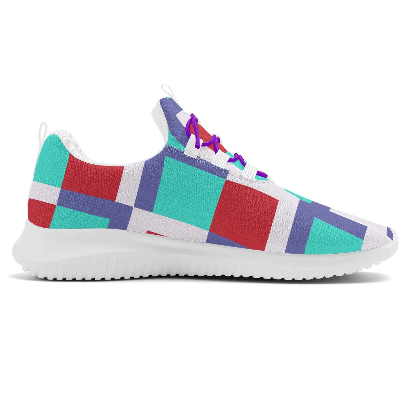 Summer Fun Lace Up Running Shoes for Women - Breathable and Stylish - Misfit Marketing Design Studios