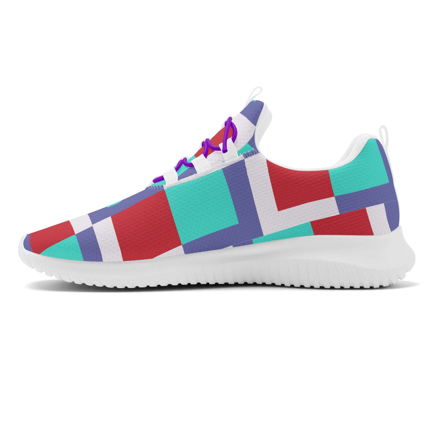 Summer Fun Lace Up Running Shoes for Women - Breathable and Stylish - Misfit Marketing Design Studios