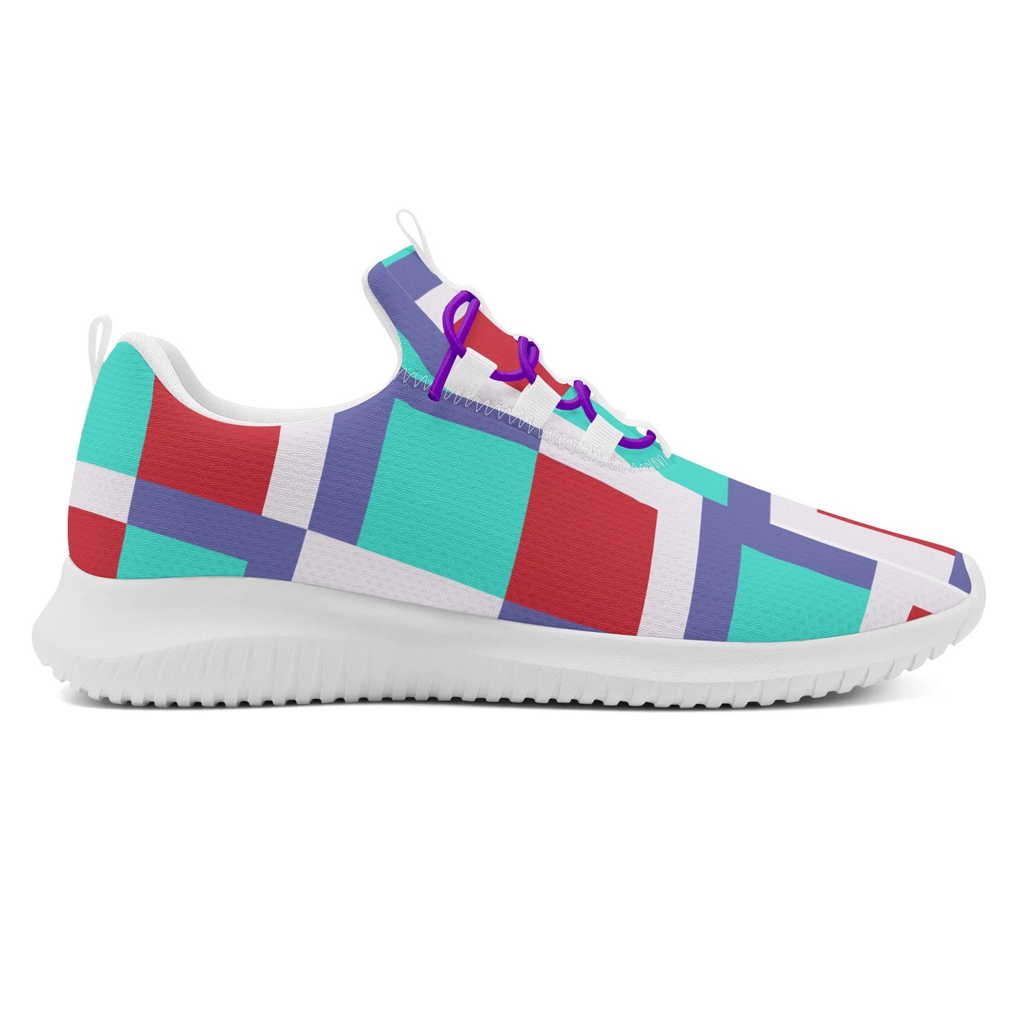 Summer Fun Lace Up Running Shoes for Women - Breathable and Stylish - Misfit Marketing Design Studios